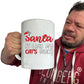 Santa It Was My Cats Fault Christmas - Funny Giant 2 Litre Mug