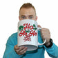 The Christmas Hub - Ho Ho Ho Christmas Santa Xmas - Funny Giant 2 Litre Mug