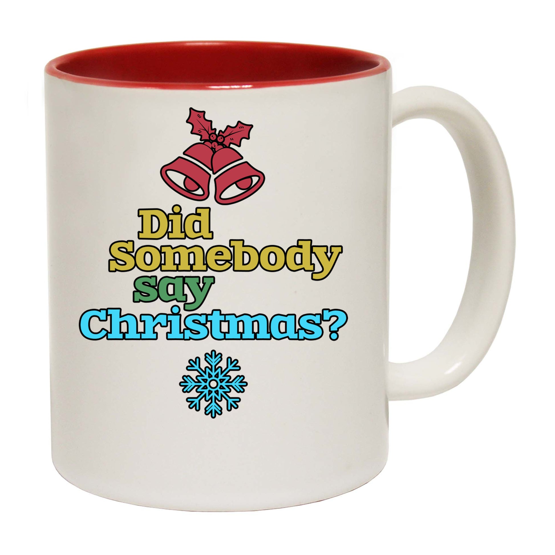 The Christmas Hub - Did Someone Say Christmas Xmas - Funny Coffee Mug