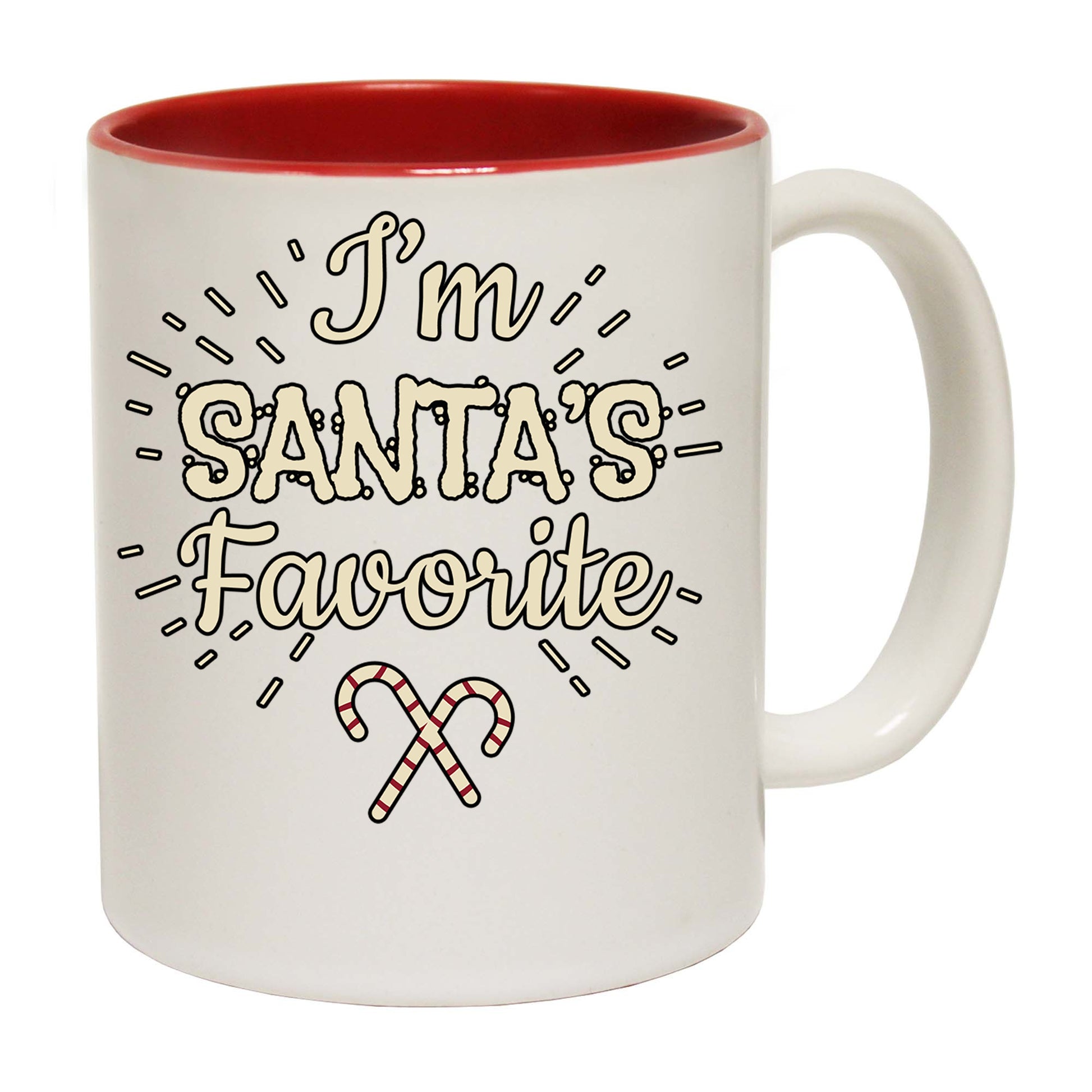 The Christmas Hub - Im Santas Favorite Christmas Xmas - Funny Coffee Mug