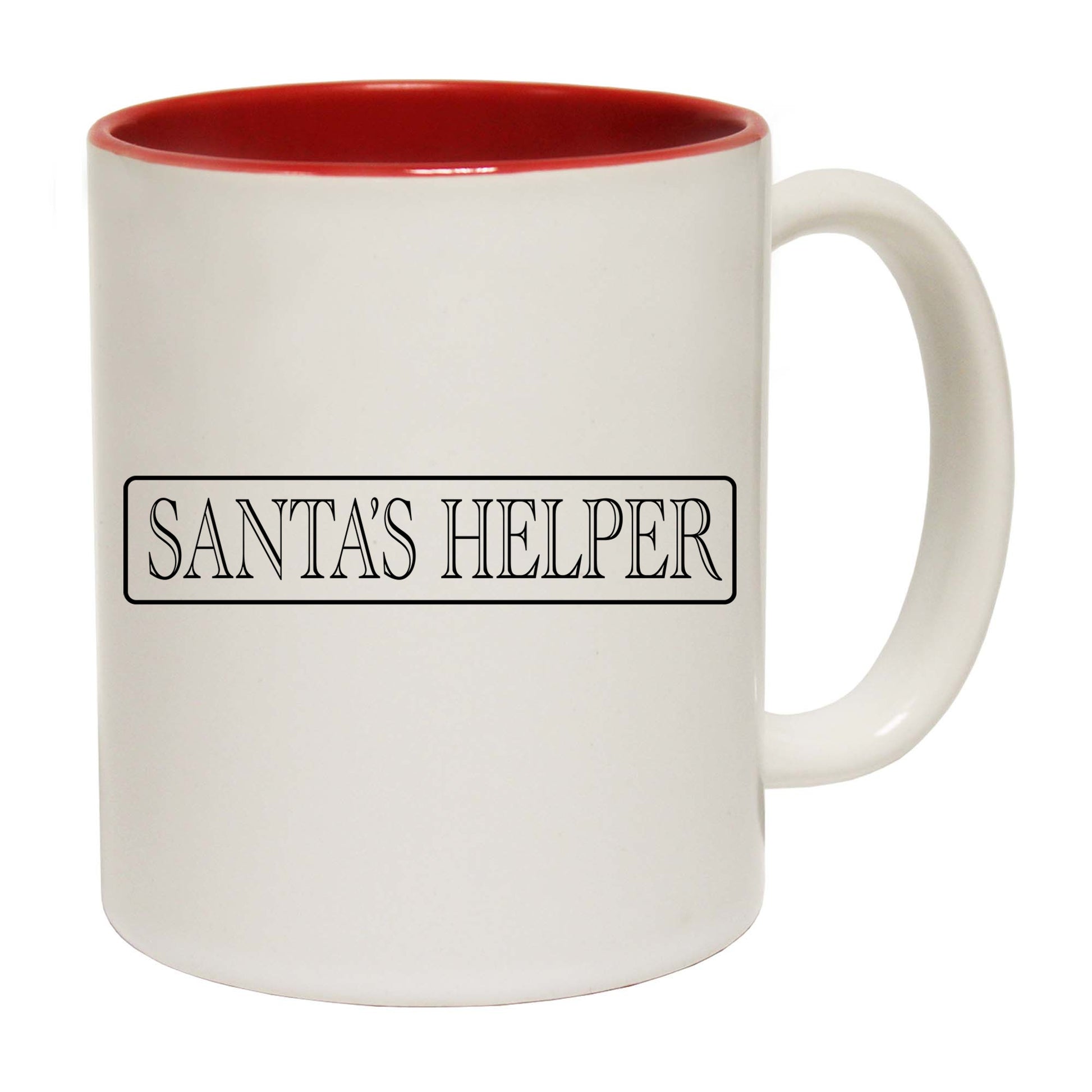 The Christmas Hub - Santas Helper Christmas Xmas - Funny Coffee Mug
