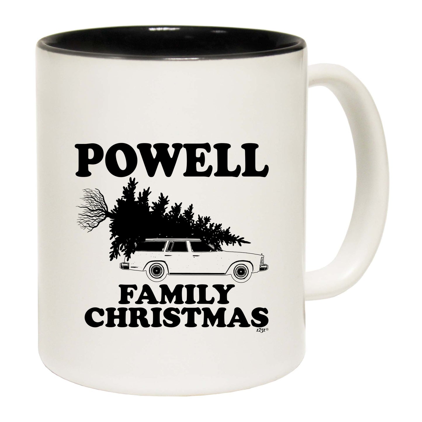 The Christmas Hub - Family Christmas Powell - Funny Coffee Mug