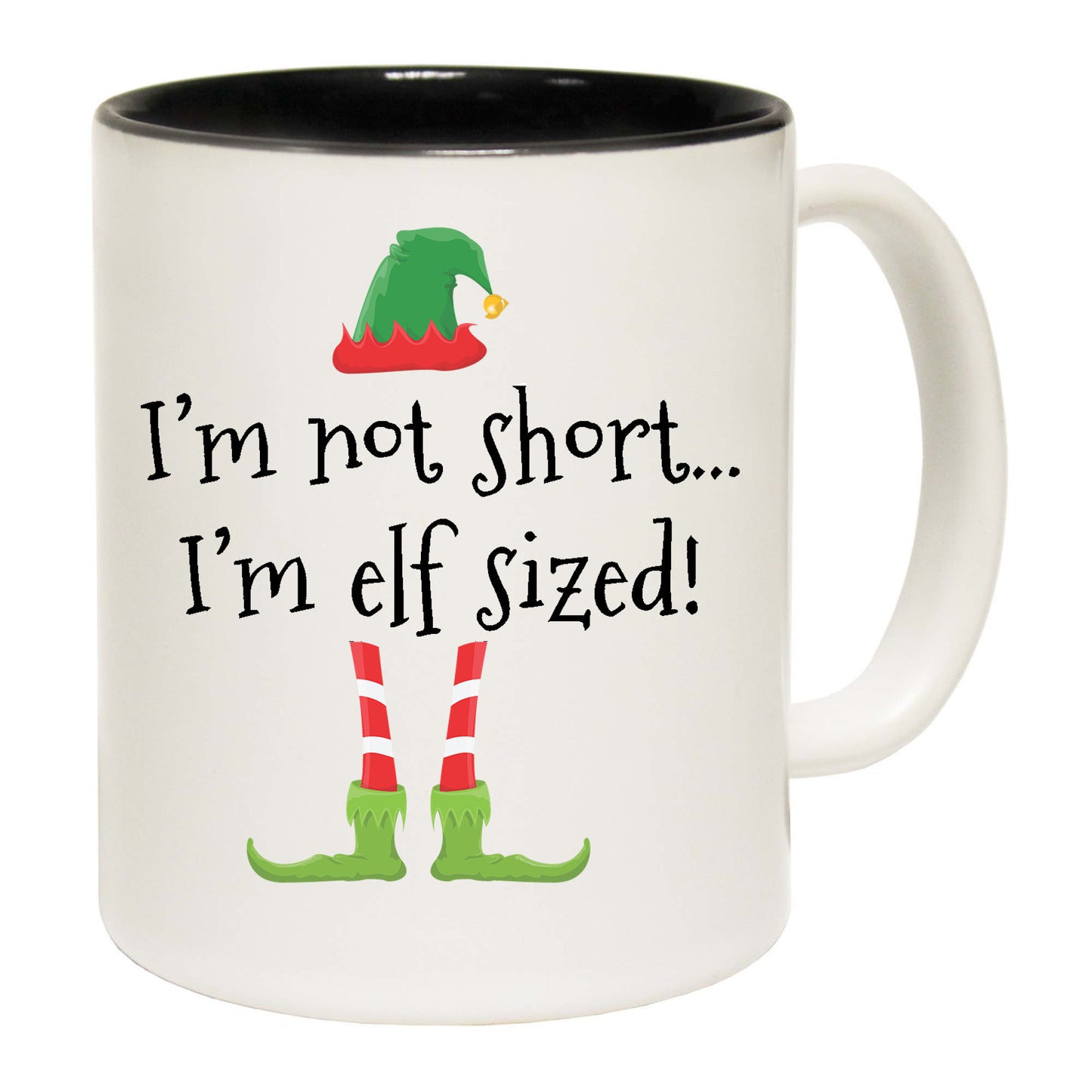 The Christmas Hub - Christmas Im Not Short Im Elf Sized - Funny Coffee Mug