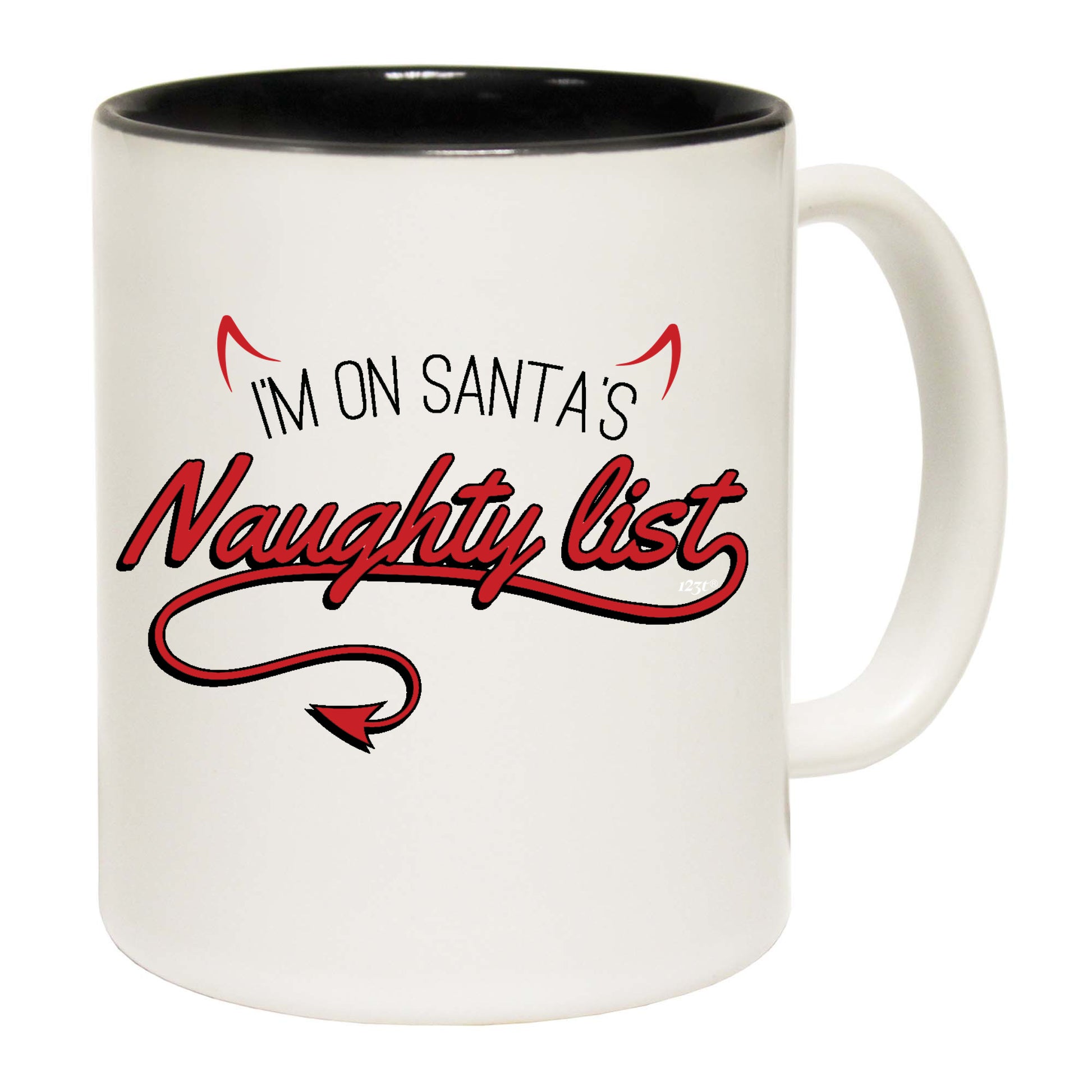 The Christmas Hub - Im On Santas Naughty List Christmas - Funny Coffee Mug