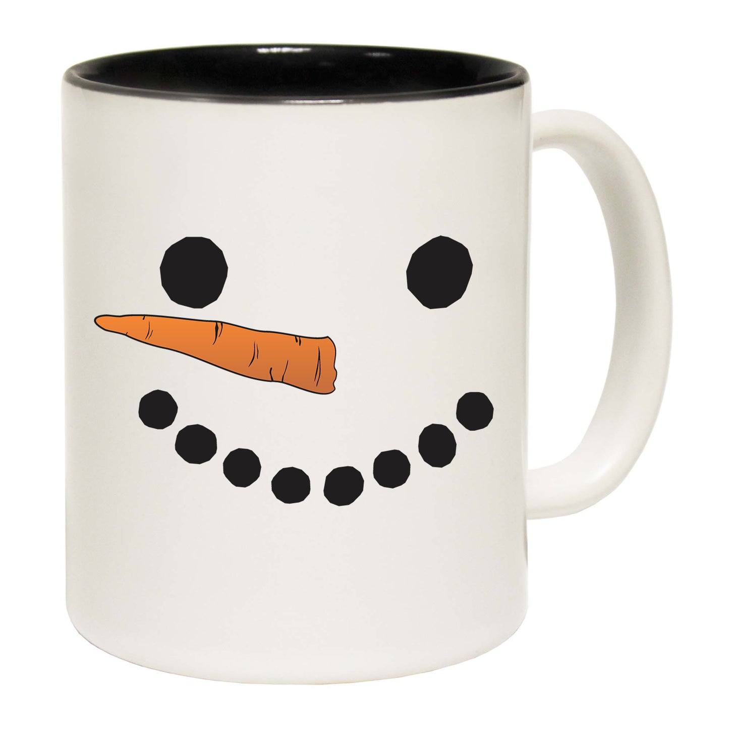 The Christmas Hub - Christmas Snowman Face - Funny Coffee Mug