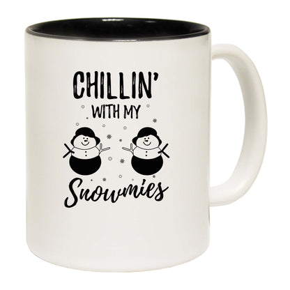 The Christmas Hub - Chillin With My Snowmies Christmas Xmas - Funny Coffee Mug