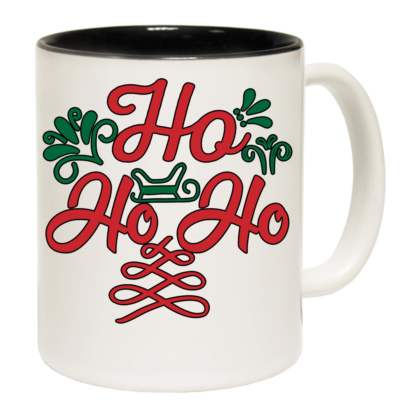 The Christmas Hub - Ho Ho Ho Christmas Santa Xmas - Funny Coffee Mug