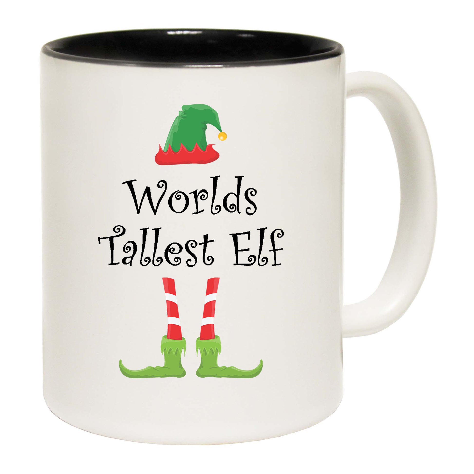 The Christmas Hub - Christmas Worlds Tallest Elf - Funny Coffee Mug