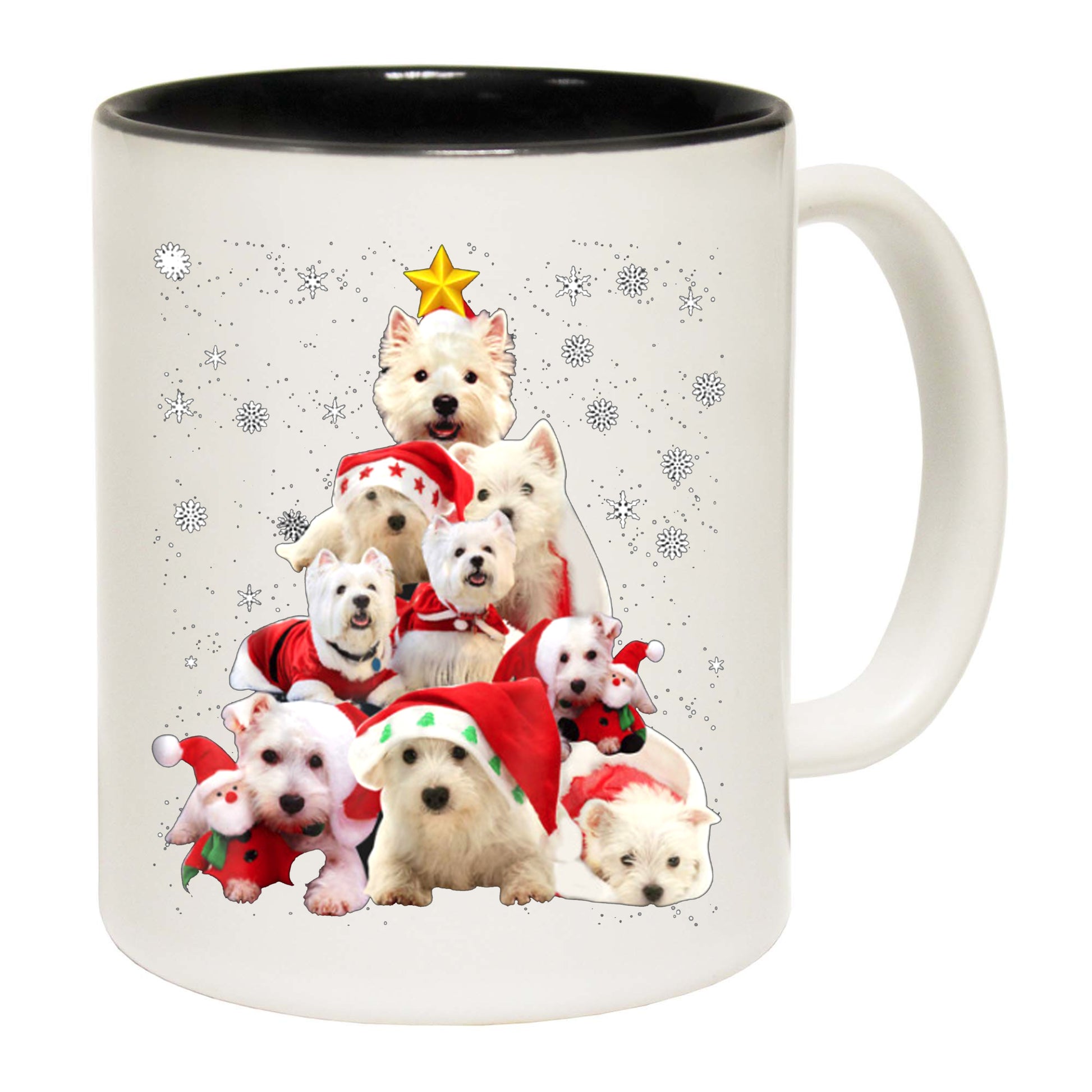 The Christmas Hub - Terrier Xmas Tree Christmas - Funny Coffee Mug
