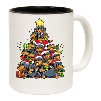 The Christmas Hub - Christmas Tree Sausage Dog Puppy Xmas - Funny Coffee Mug