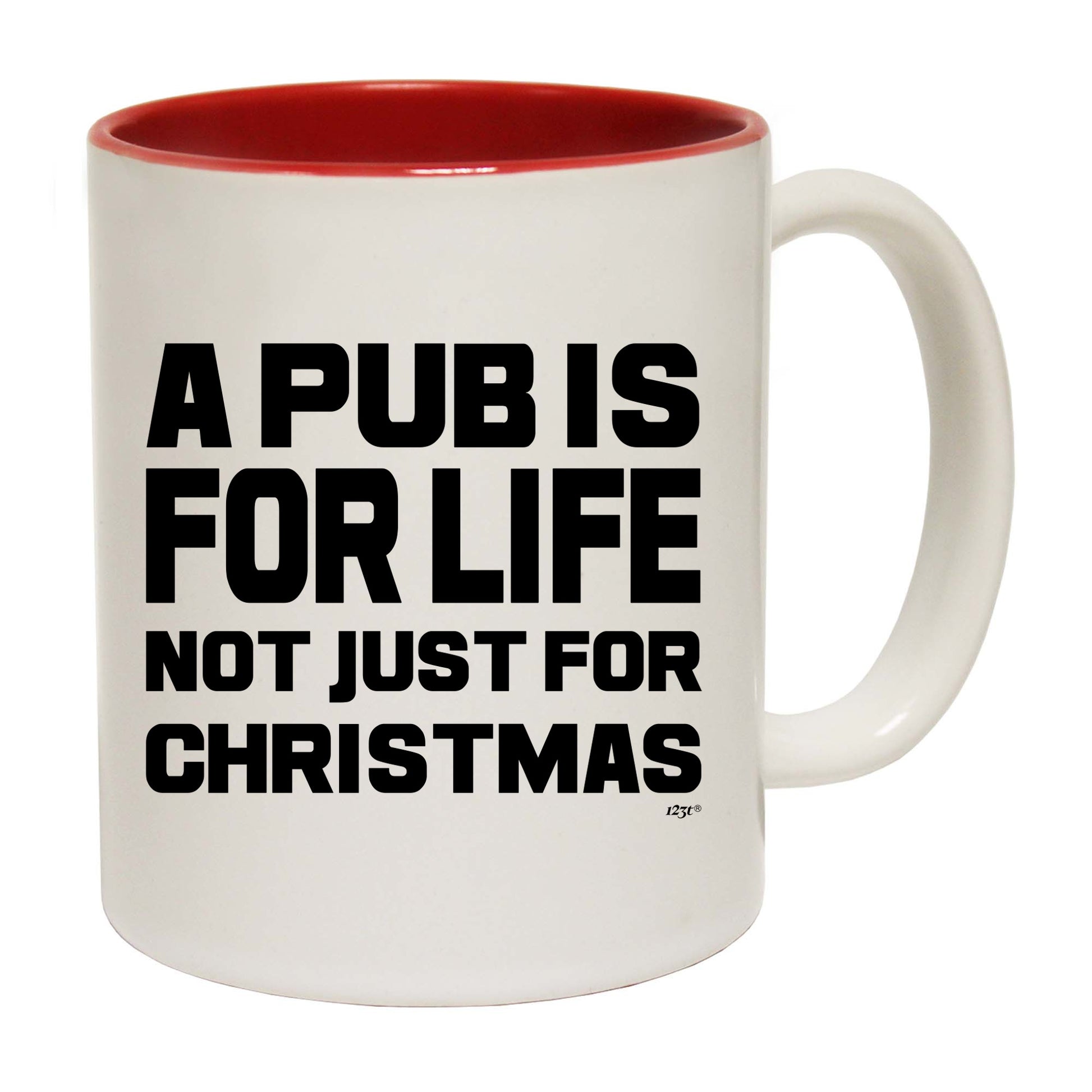 The Christmas Hub - A Pub Is For Life Not Just For Christmas - Funny Coffee Mug