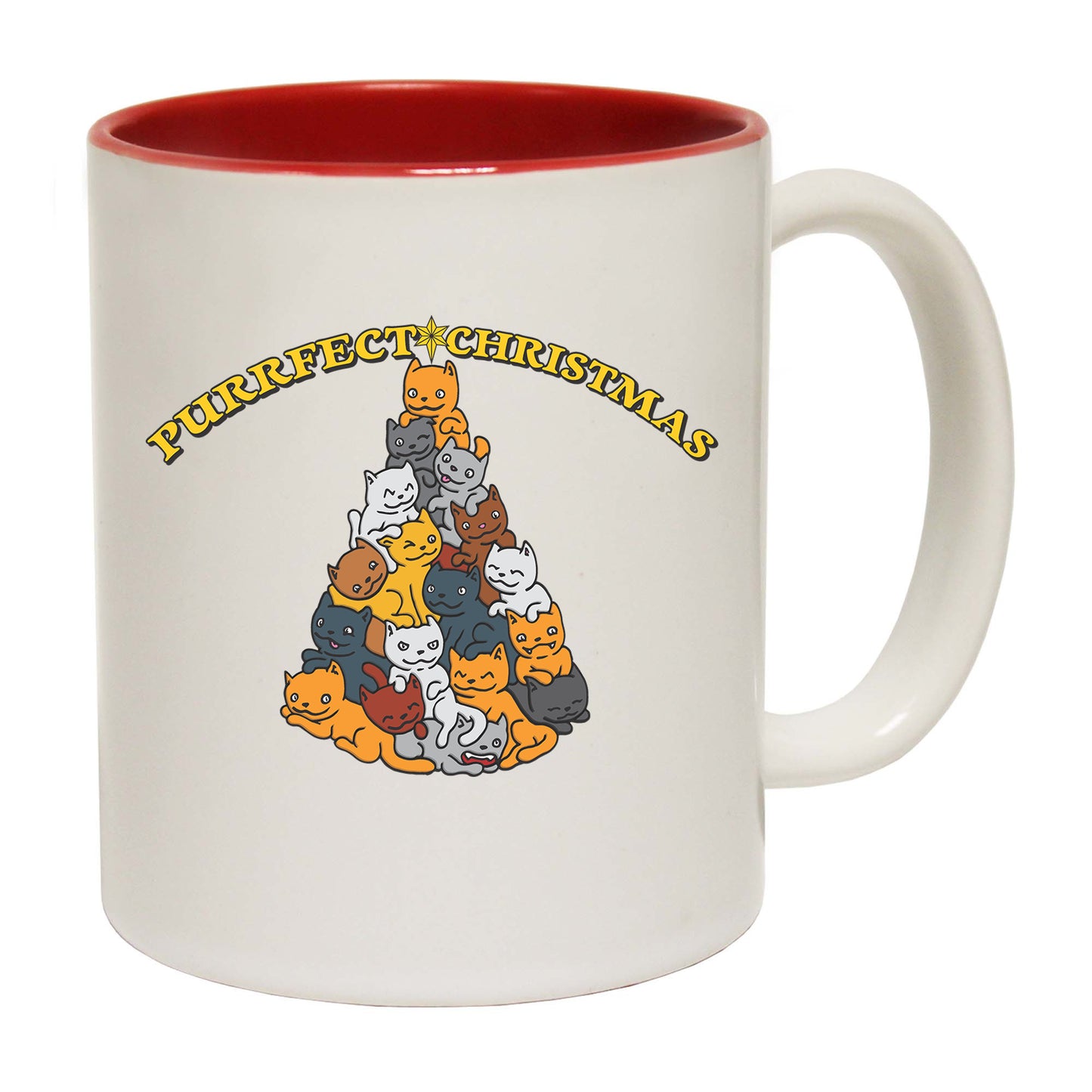 The Christmas Hub - Christmas Purrfect Christmas - Funny Coffee Mug