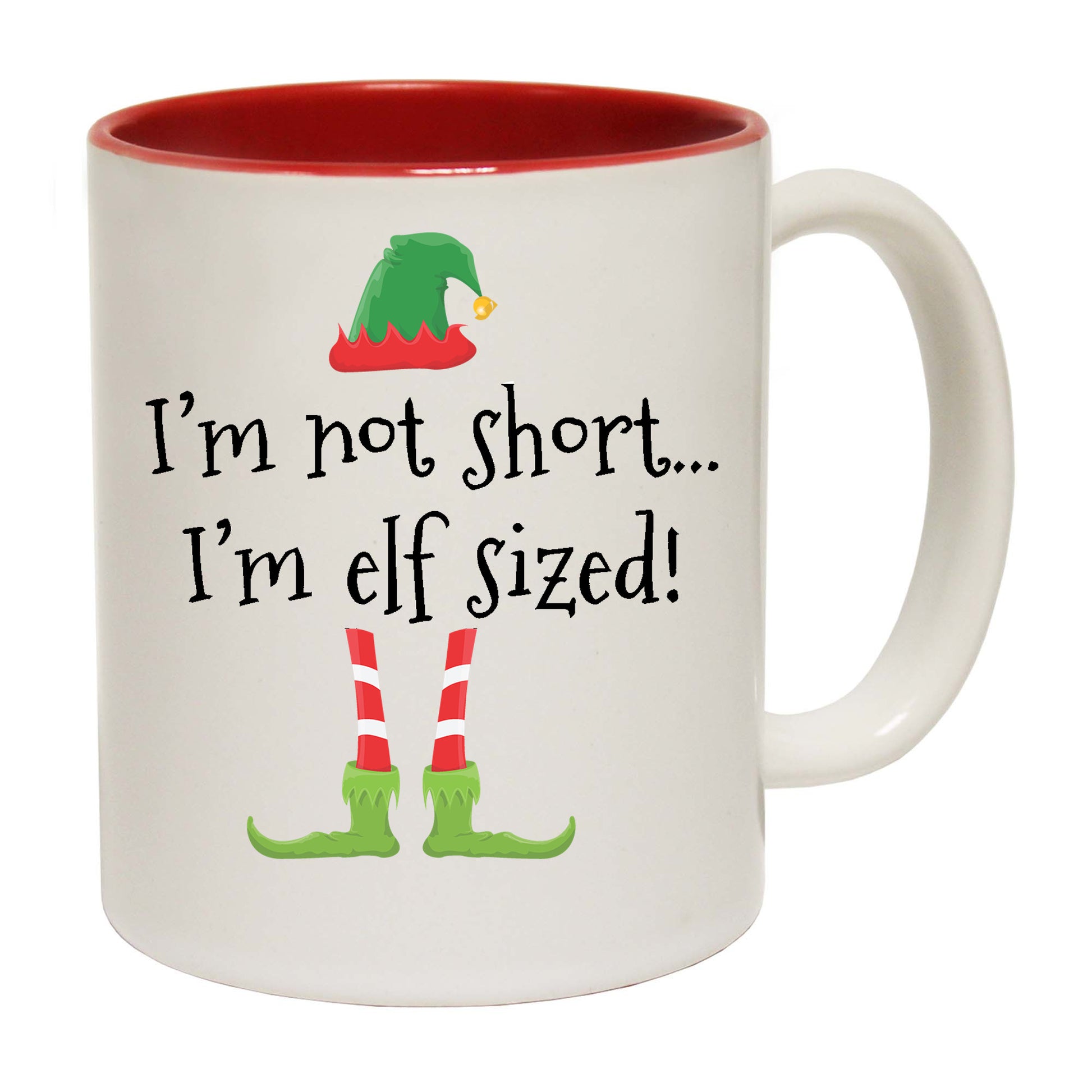 The Christmas Hub - Christmas Im Not Short Im Elf Sized - Funny Coffee Mug