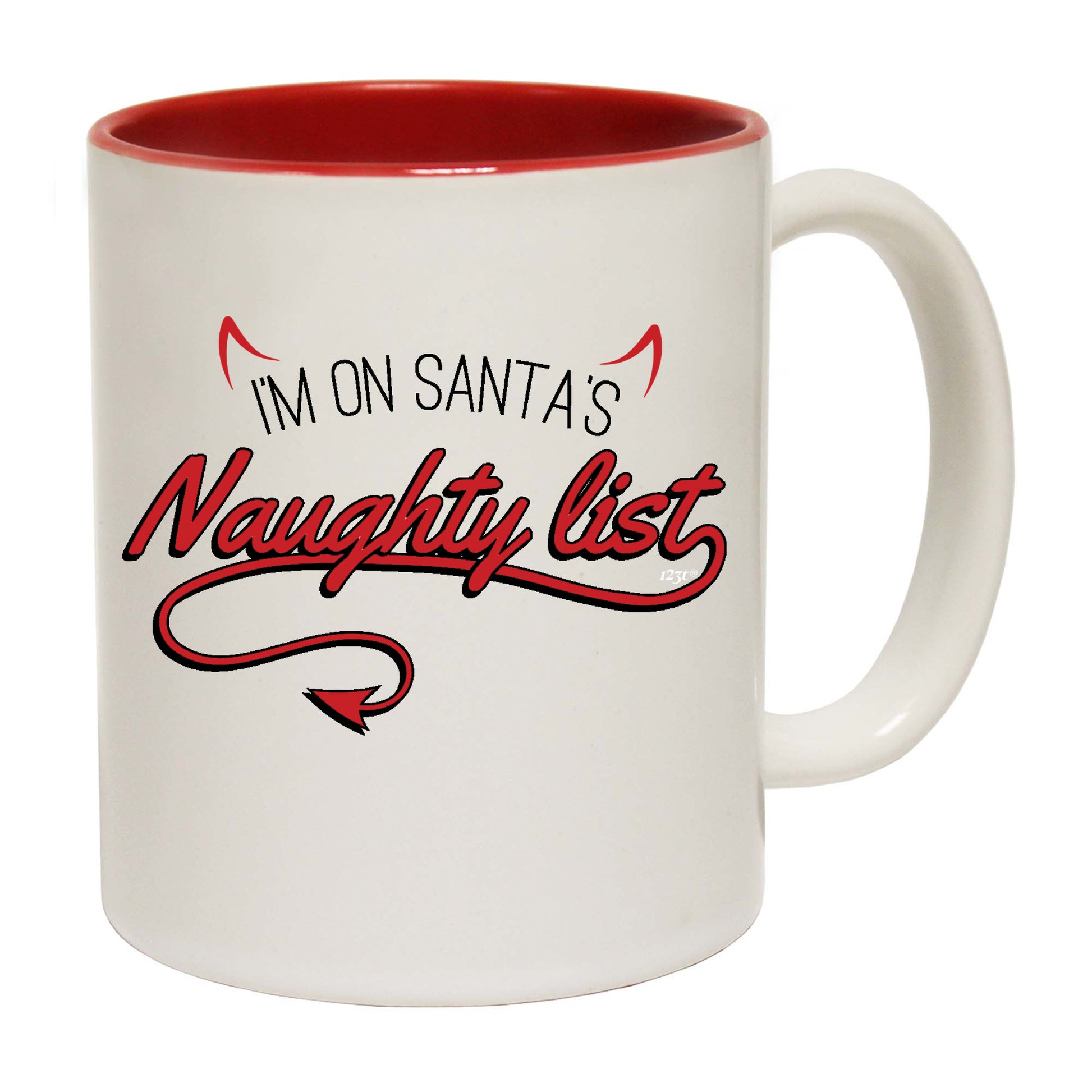 The Christmas Hub - Im On Santas Naughty List Christmas - Funny Coffee Mug