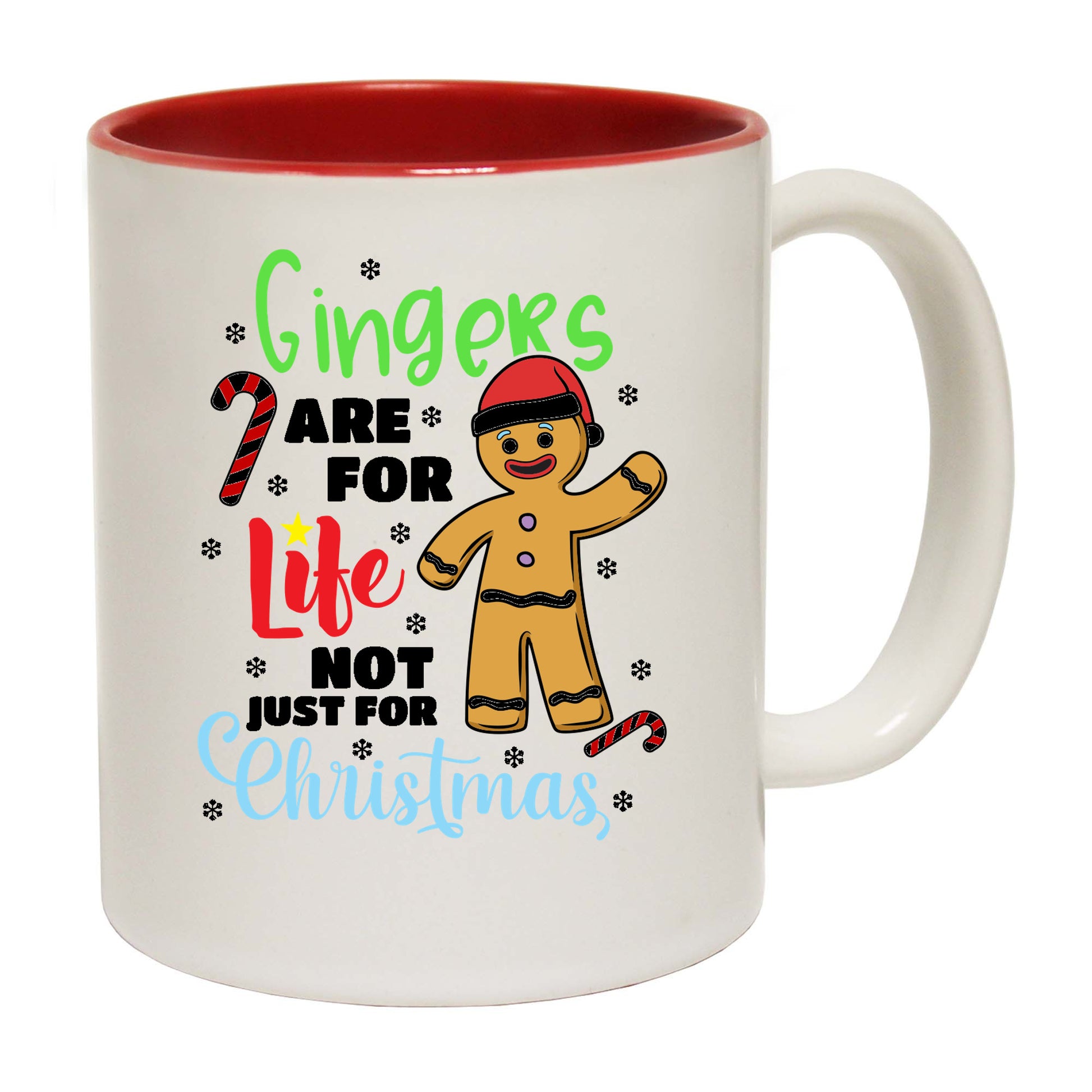 The Christmas Hub - Christmas Xmas Gingers Are For Life Not Just For - Funny Coffee Mug