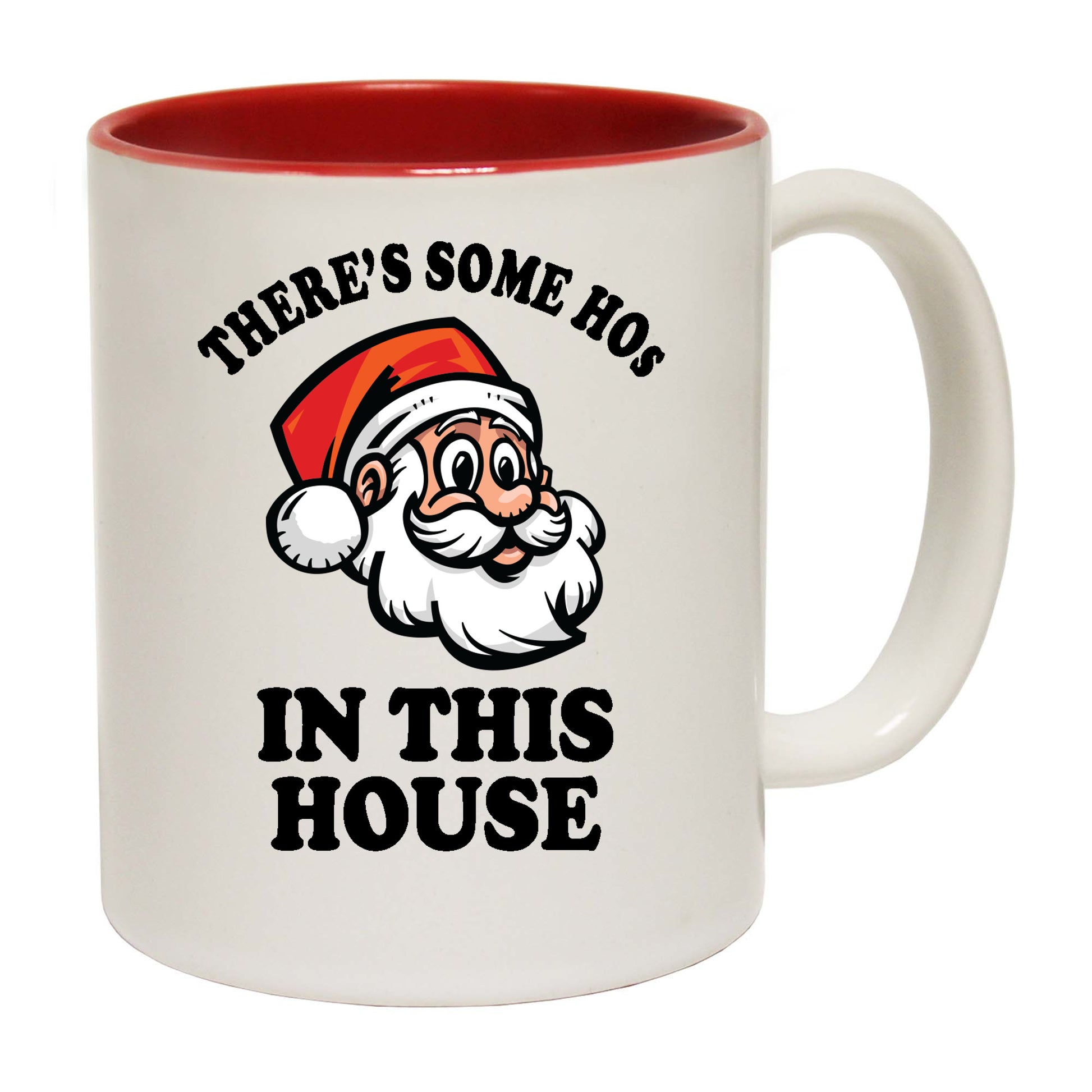 The Christmas Hub - Christmas Xmas Theres Some Hos In This House - Funny Coffee Mug