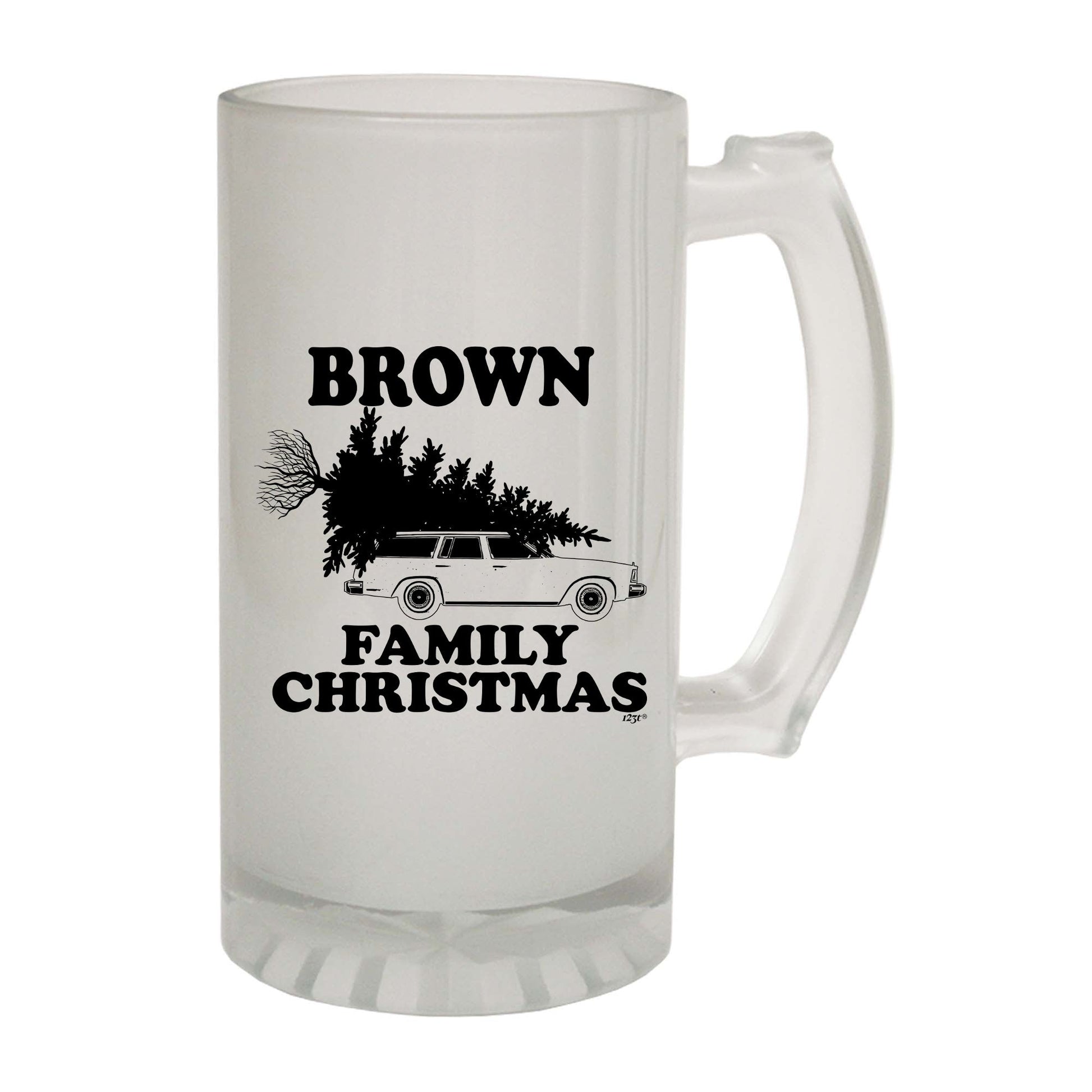 Family Christmas Brown - Funny Beer Stein