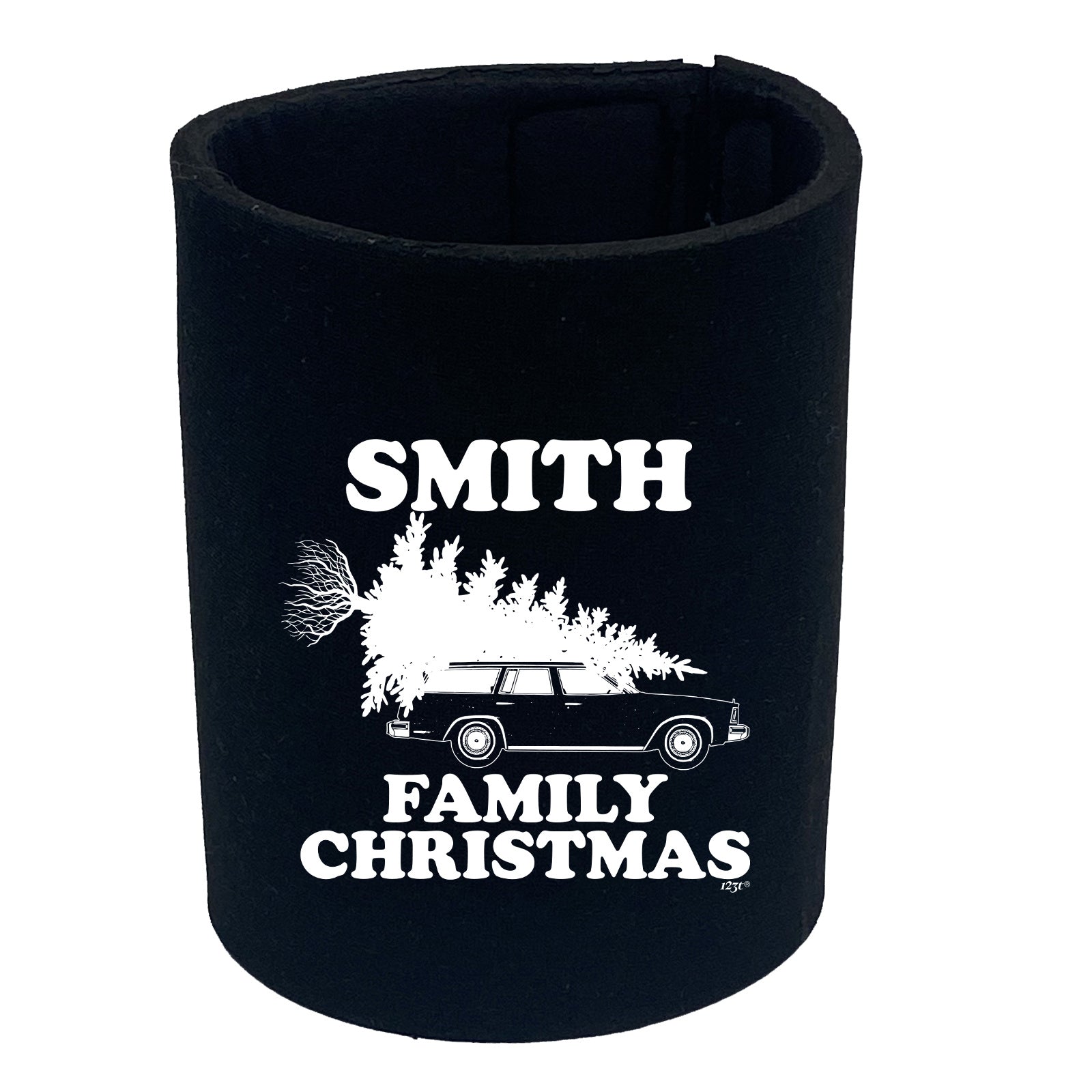 Family Christmas Smith - Funny Stubby Holder