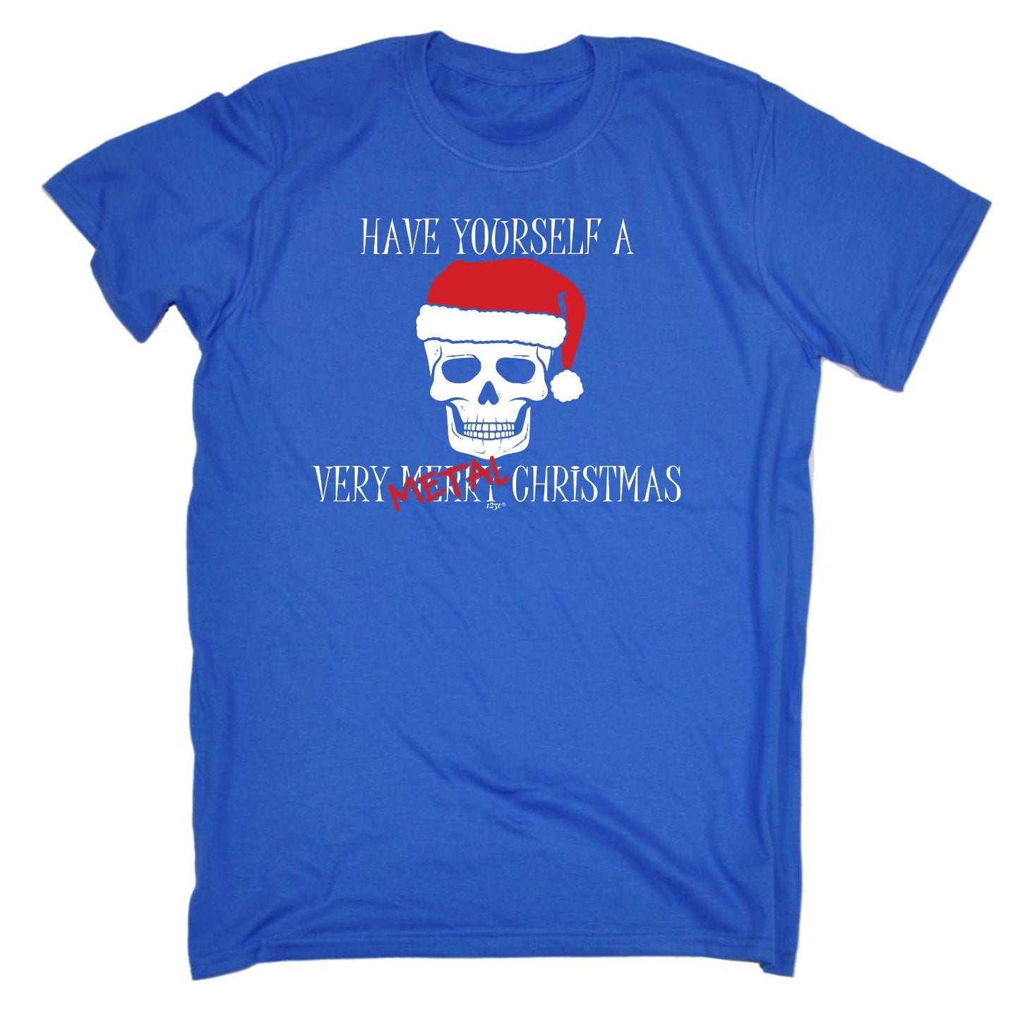 Metal Christmas - Mens Xmas Novelty T-Shirt / T Shirt