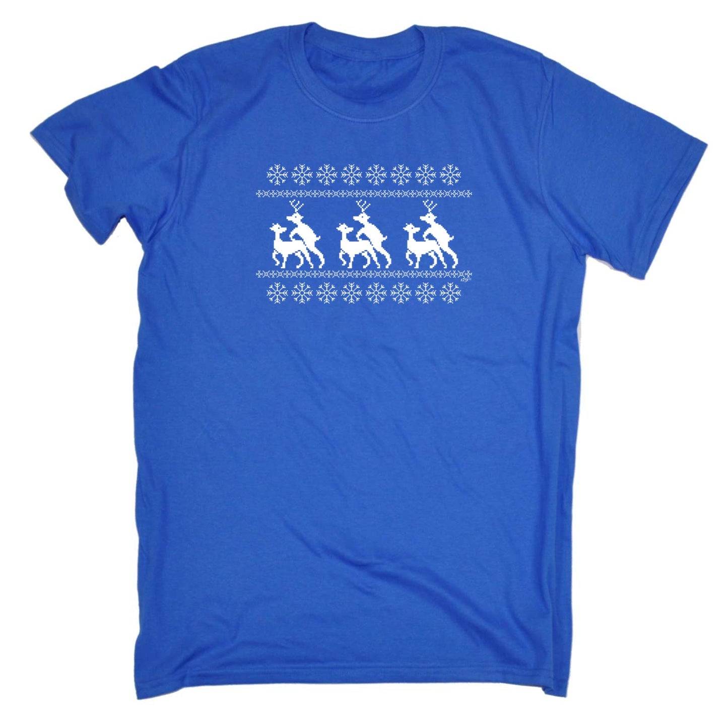Christmas Reindeer Humping Jumper - Mens Funny T-Shirt Tshirts