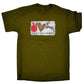 Peace Love Reindeer Christmas Xmas - Mens Funny T-Shirt Tshirts