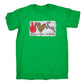 Peace Love Reindeer Christmas Xmas - Mens Funny T-Shirt Tshirts