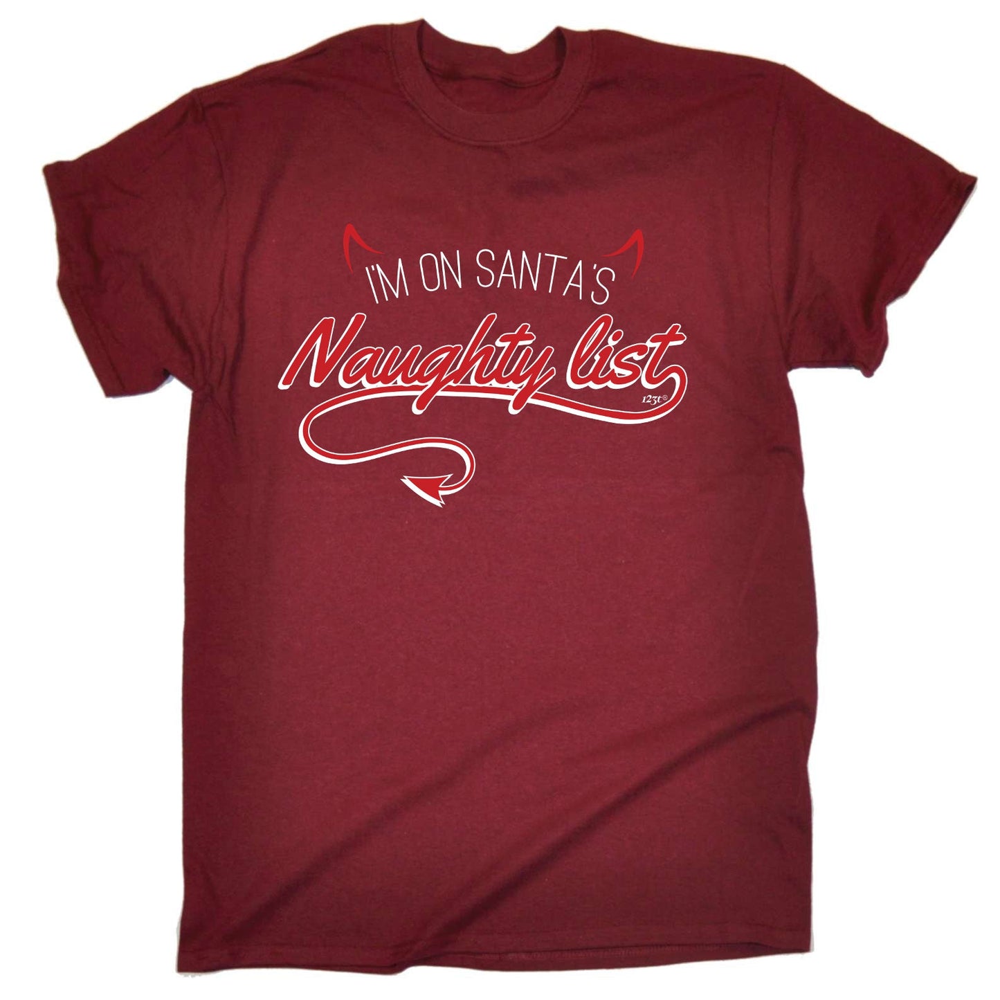 Im On Santas Naughty List Christmas - Mens Xmas Novelty T-Shirt / T Shirt
