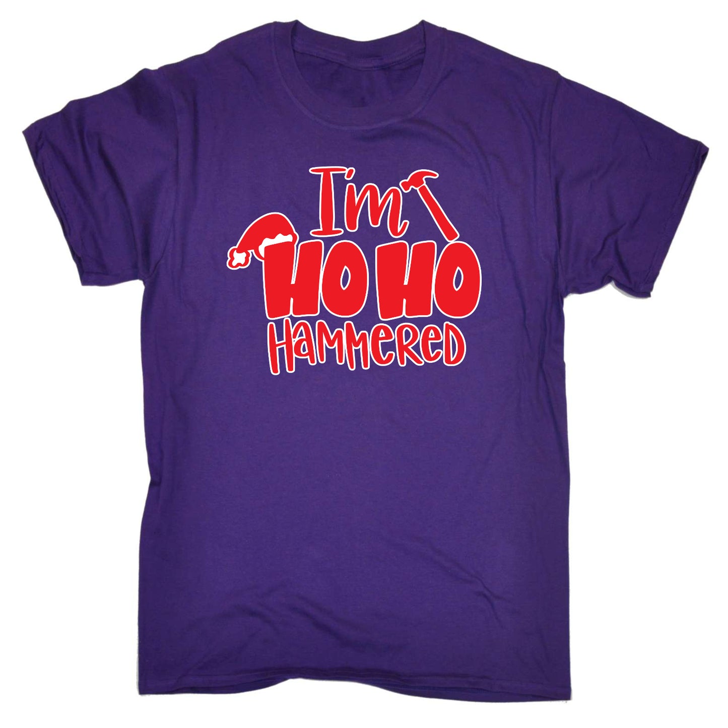 Christmas Im Ho Ho Hammered - Mens Funny T-Shirt Tshirts T Shirt