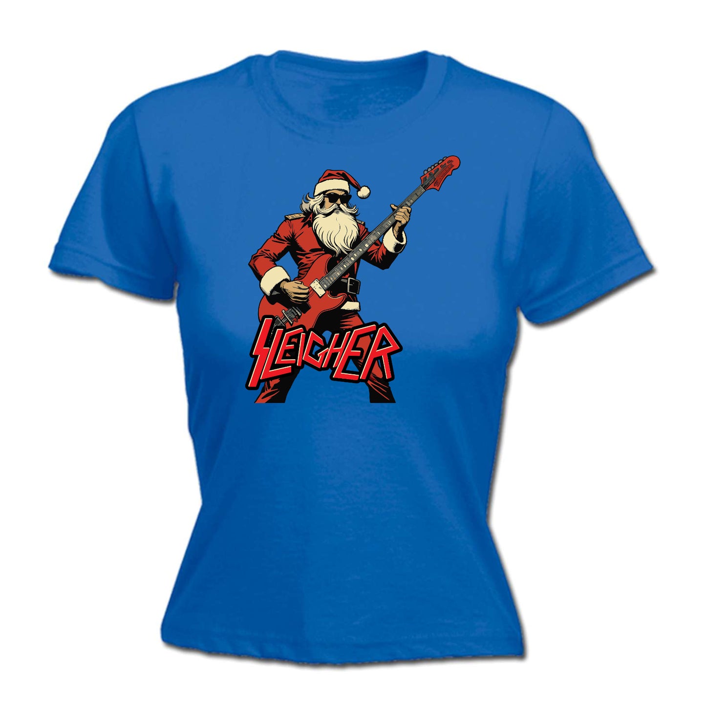 Christmas Sleigher - Funny Womens T-Shirt Tshirt