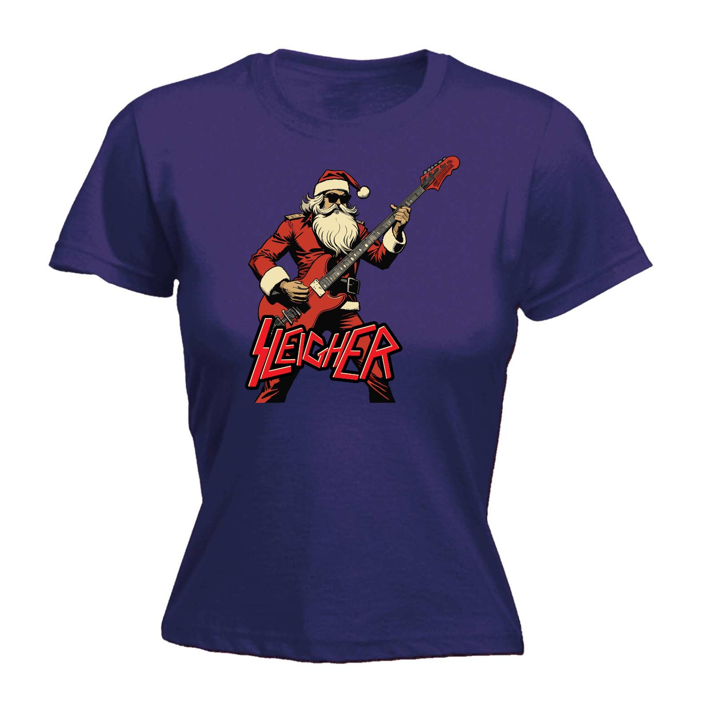 Christmas Sleigher - Funny Womens T-Shirt Tshirt