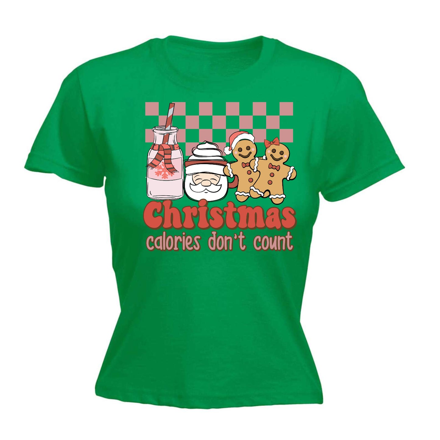 Christmas Calories Don'T Count - Funny Womens T-Shirt Tshirt