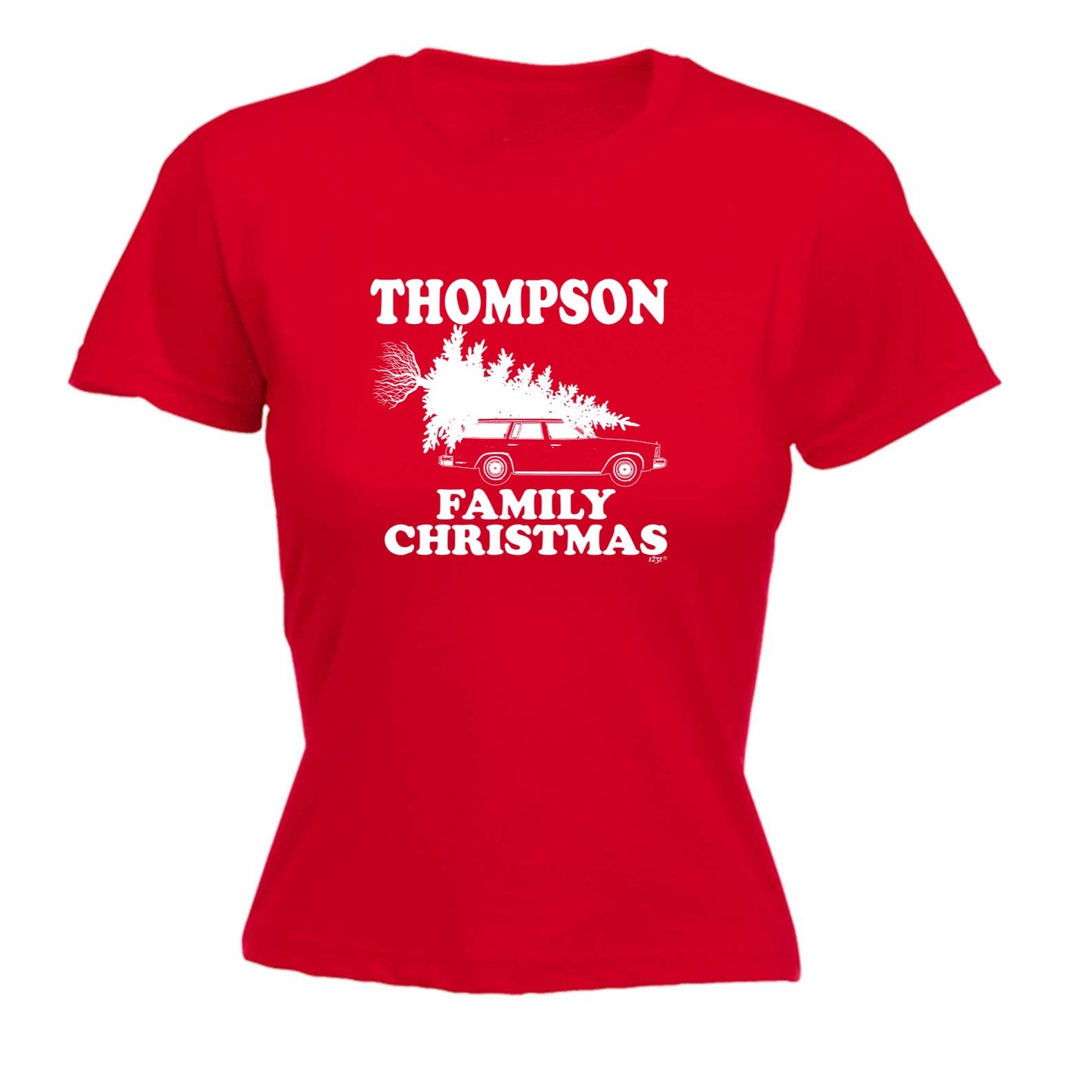 Family Christmas Thompson - Funny Womens T-Shirt Tshirt