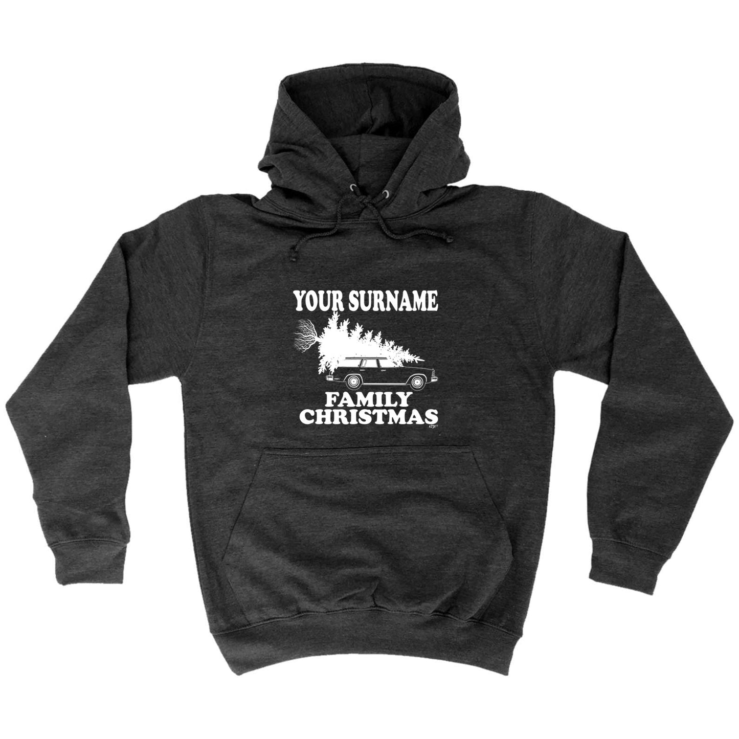 Family Christmas Your Surname Personalised - Xmas Novelty Hoodies Hoodie