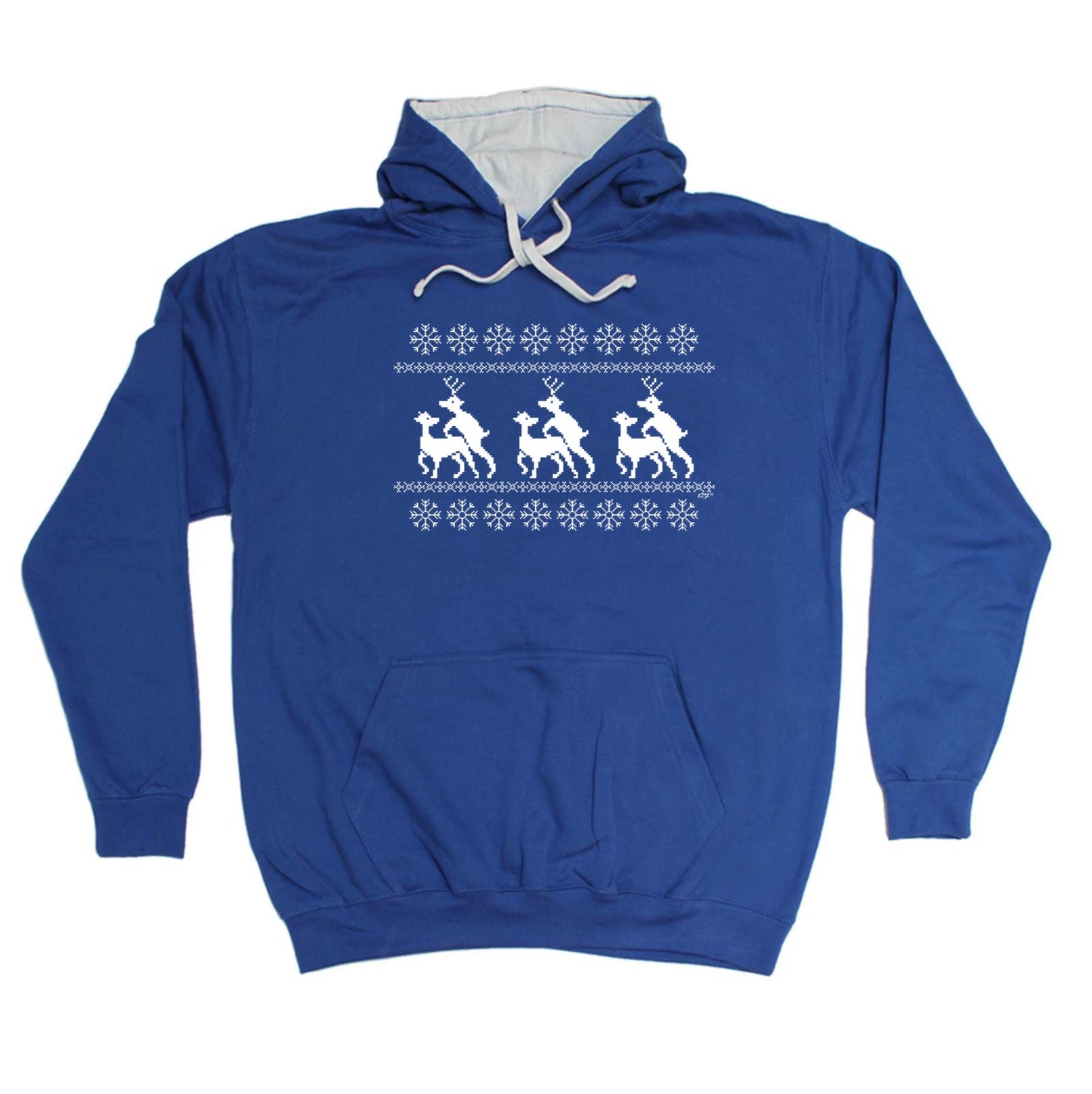 Christmas Reindeer Humping Jumper - Xmas Novelty Hoodies Hoodie