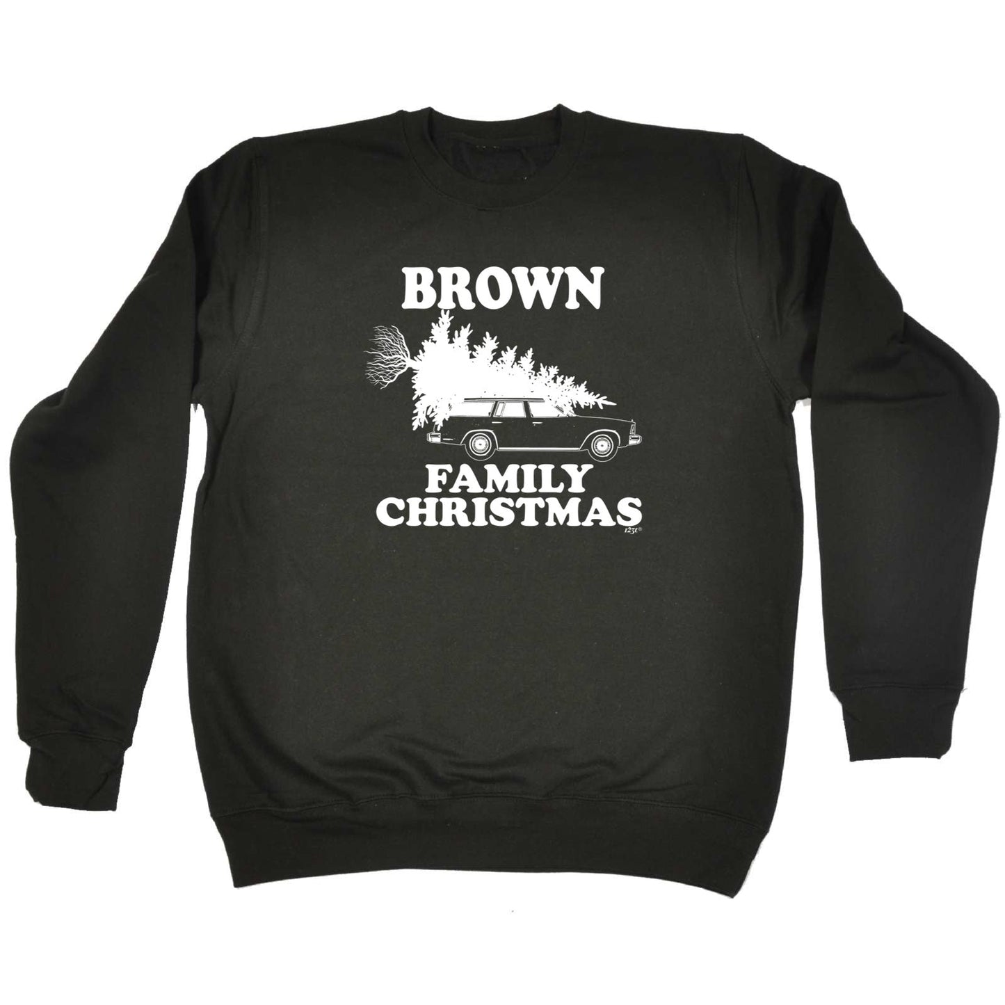 Family Christmas Brown - Xmas Novelty Sweatshirt