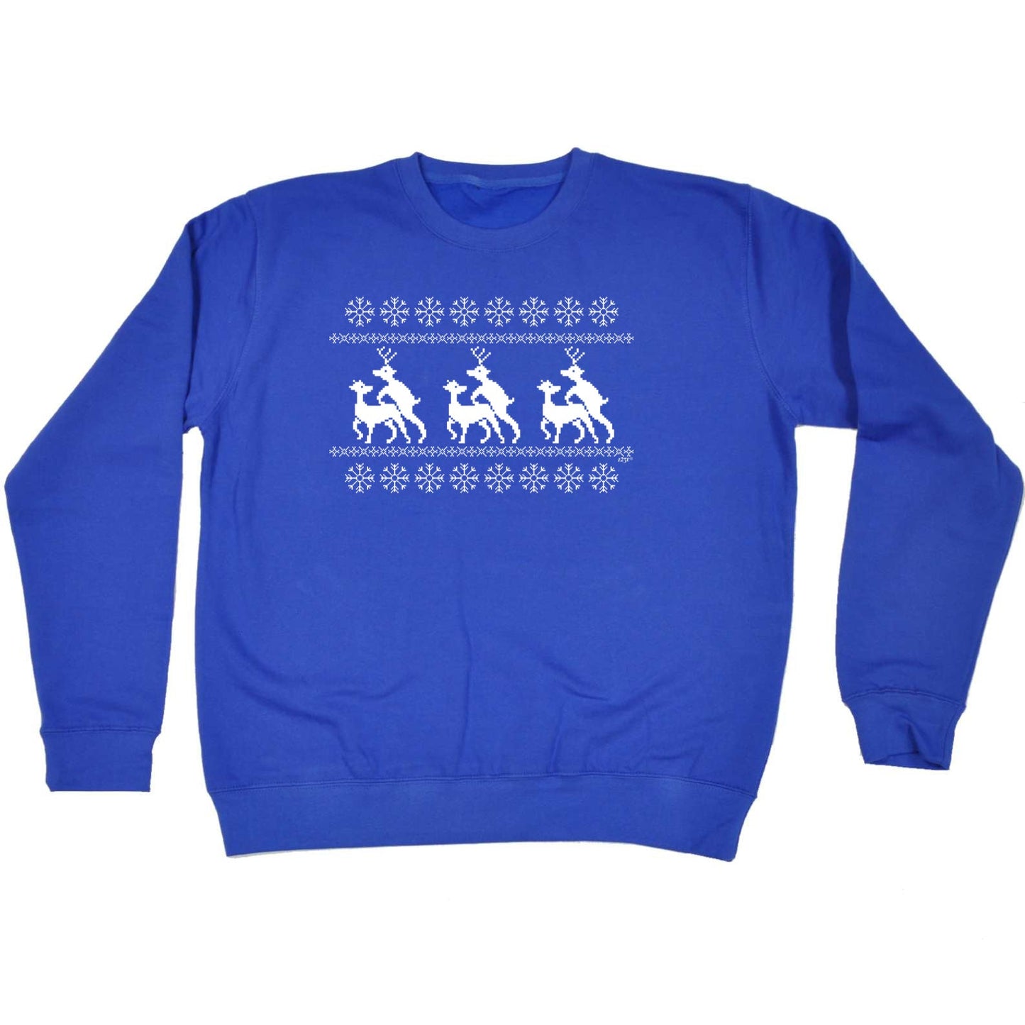 Christmas Reindeer Humping Jumper - Xmas Novelty Sweatshirt