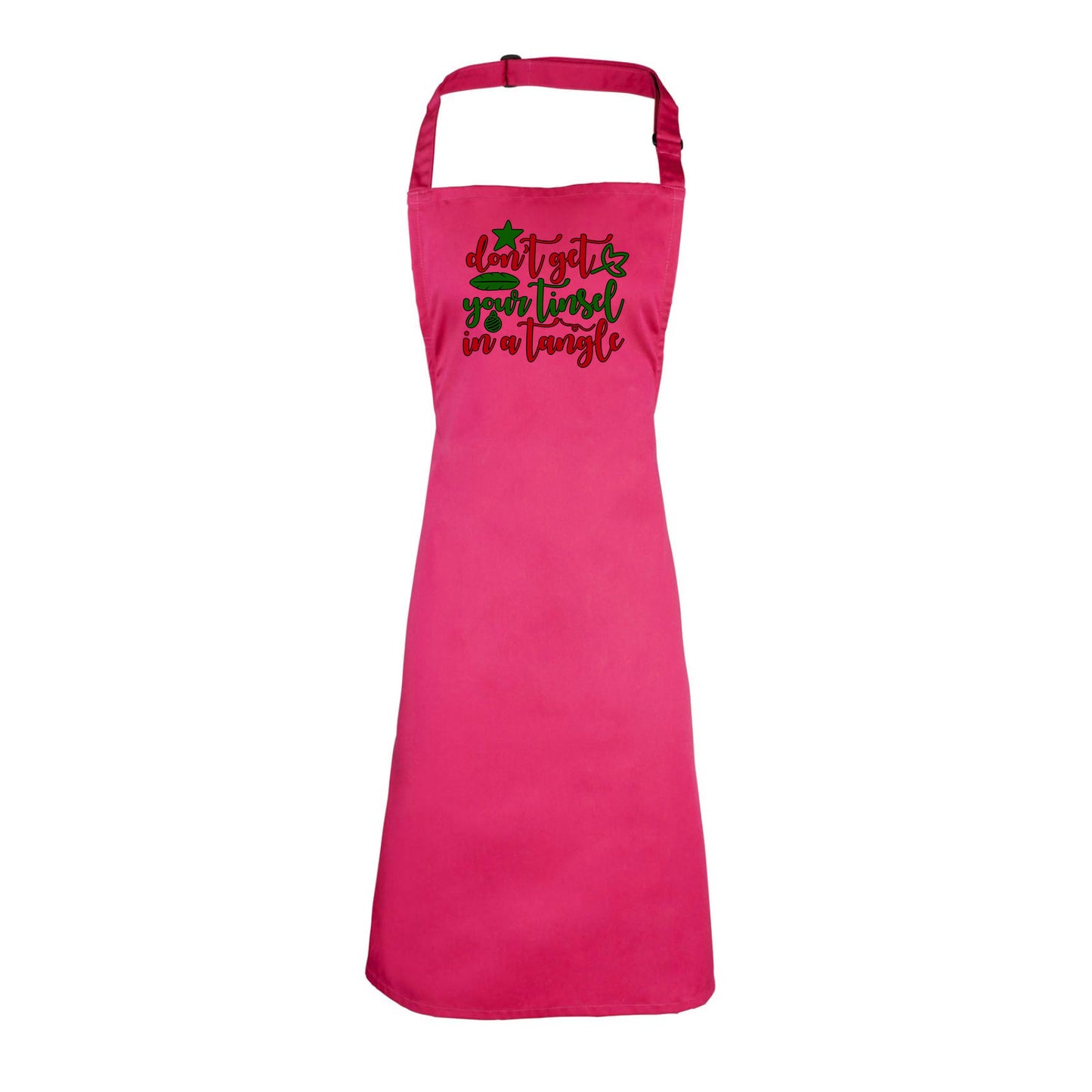 Christmas Dont Get Your Tinsel In A Tangle Xmas - Funny Novelty Kitchen Apron
