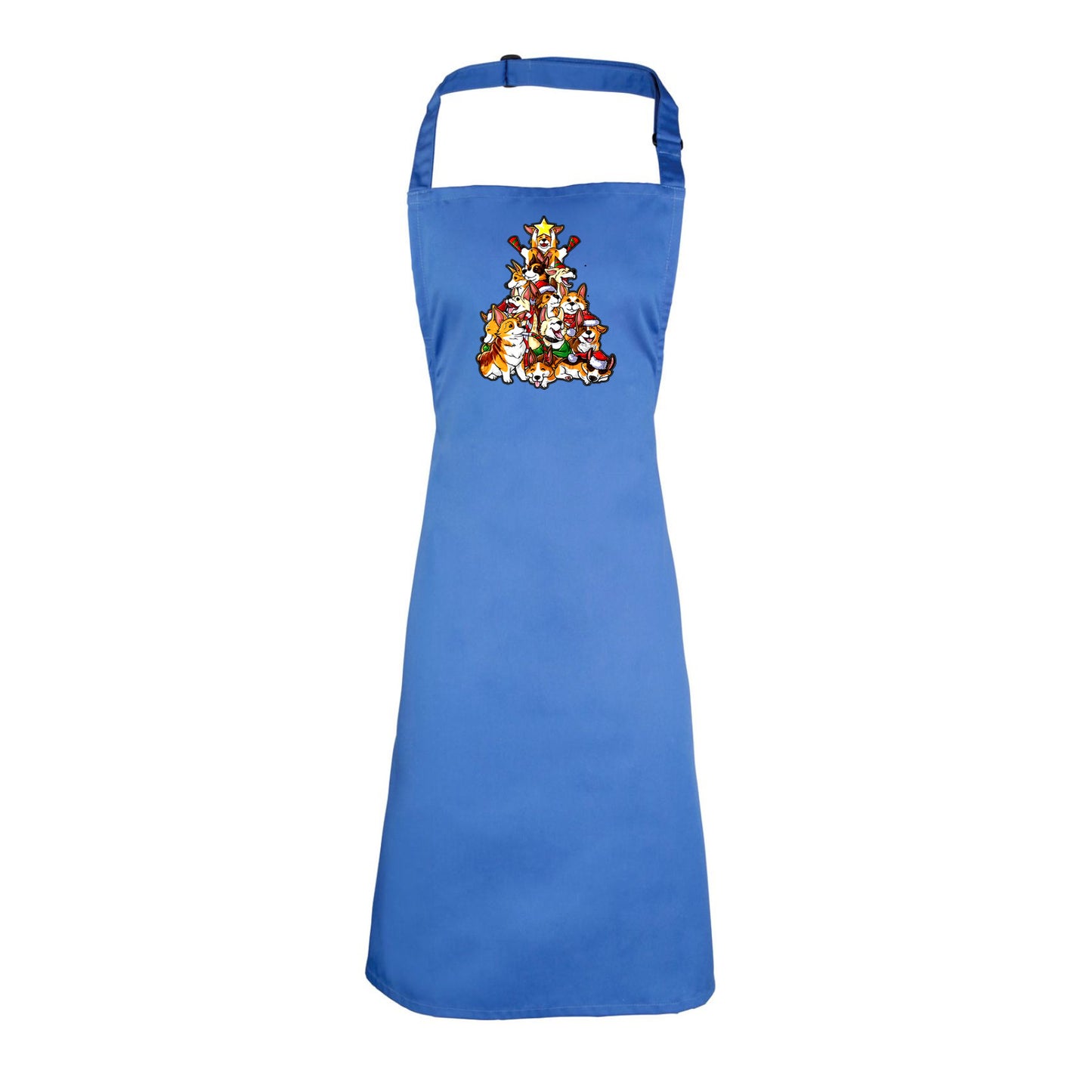 Christmas Tree Xmas Dogs - Funny Novelty Kitchen Apron