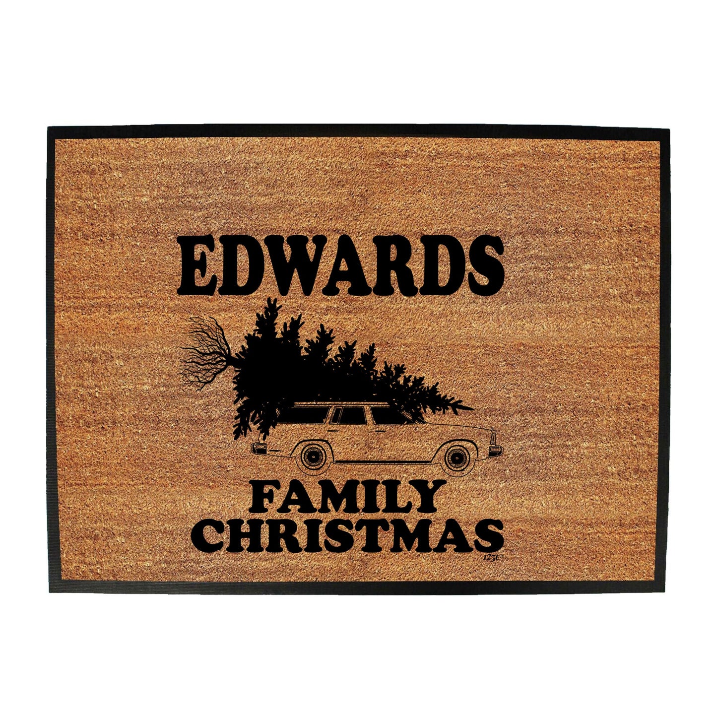 Family Christmas Edwards - Funny Novelty Doormat