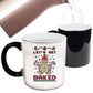 The Christmas Hub - Lets Get Baked Christmas Xmas Gingerbread Man - Funny Colour Changing Mug