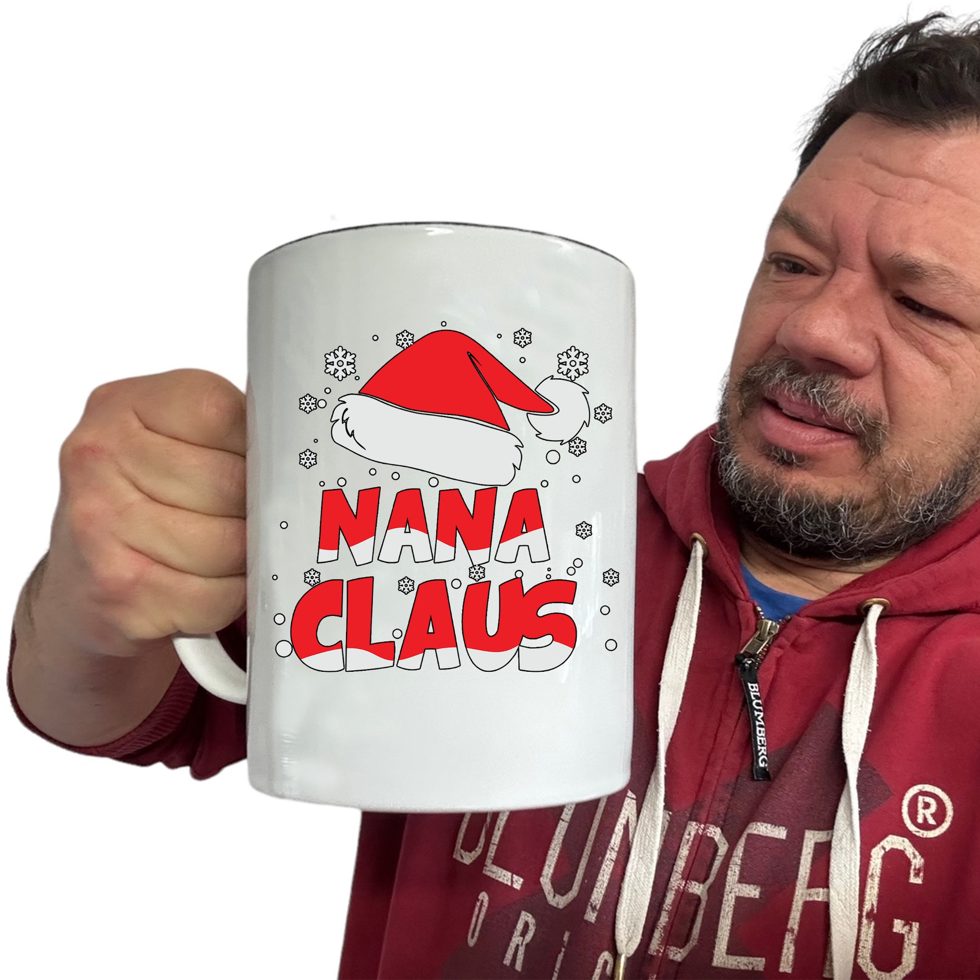 Nana Claus Christmas Xmas - Funny Giant 2 Litre Mug