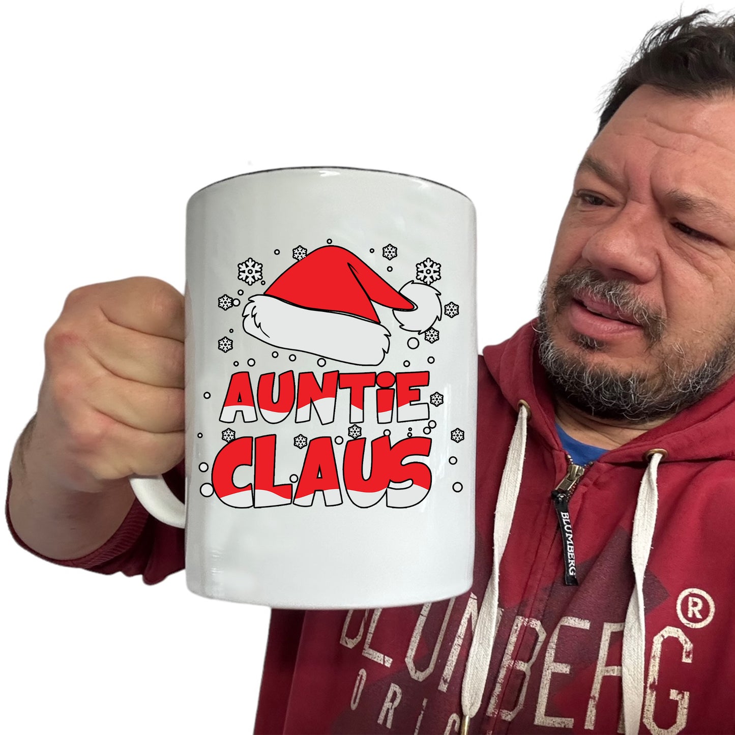 Auntie Claus Christmas Santa - Funny Giant 2 Litre Mug