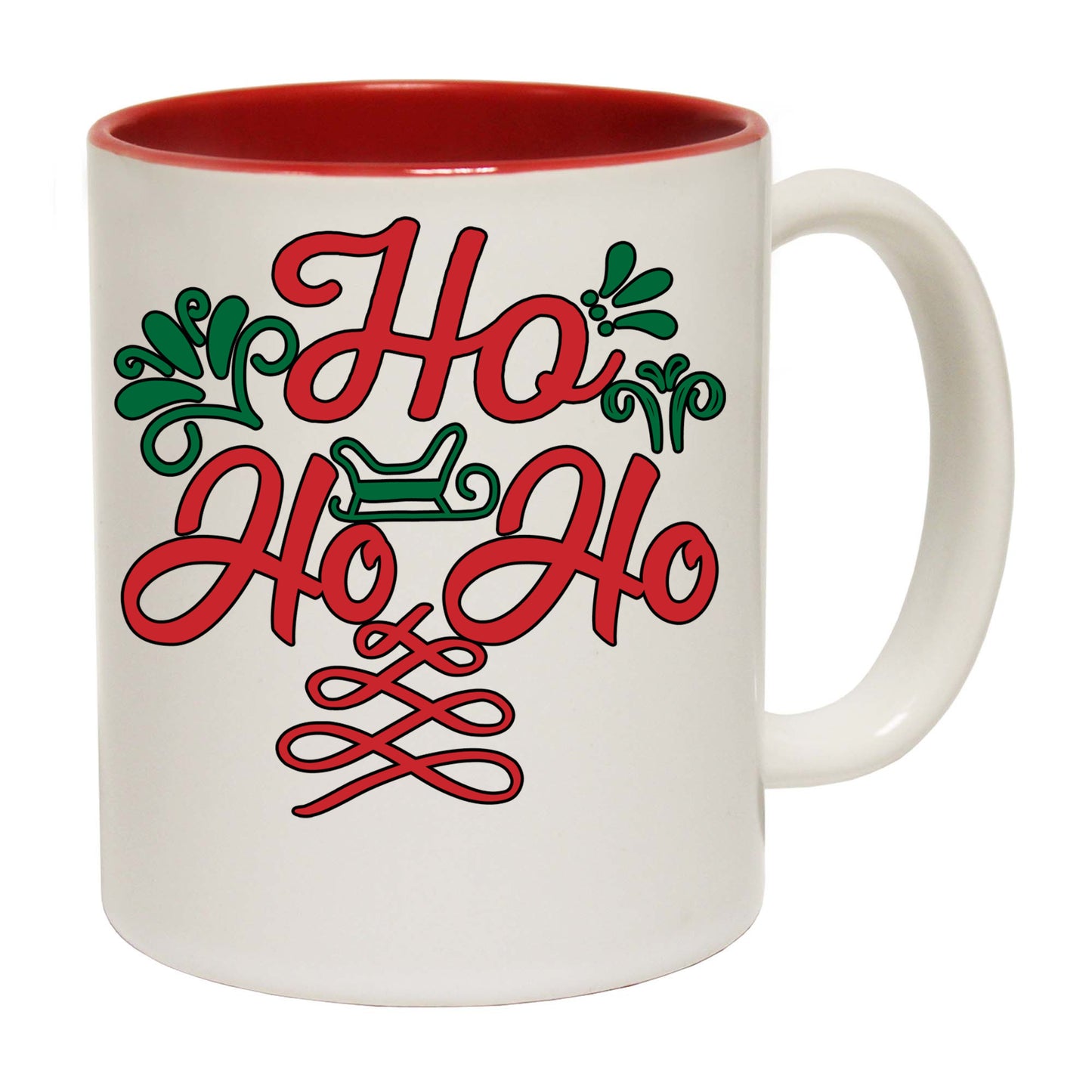 The Christmas Hub - Ho Ho Ho Christmas Santa Xmas - Funny Coffee Mug