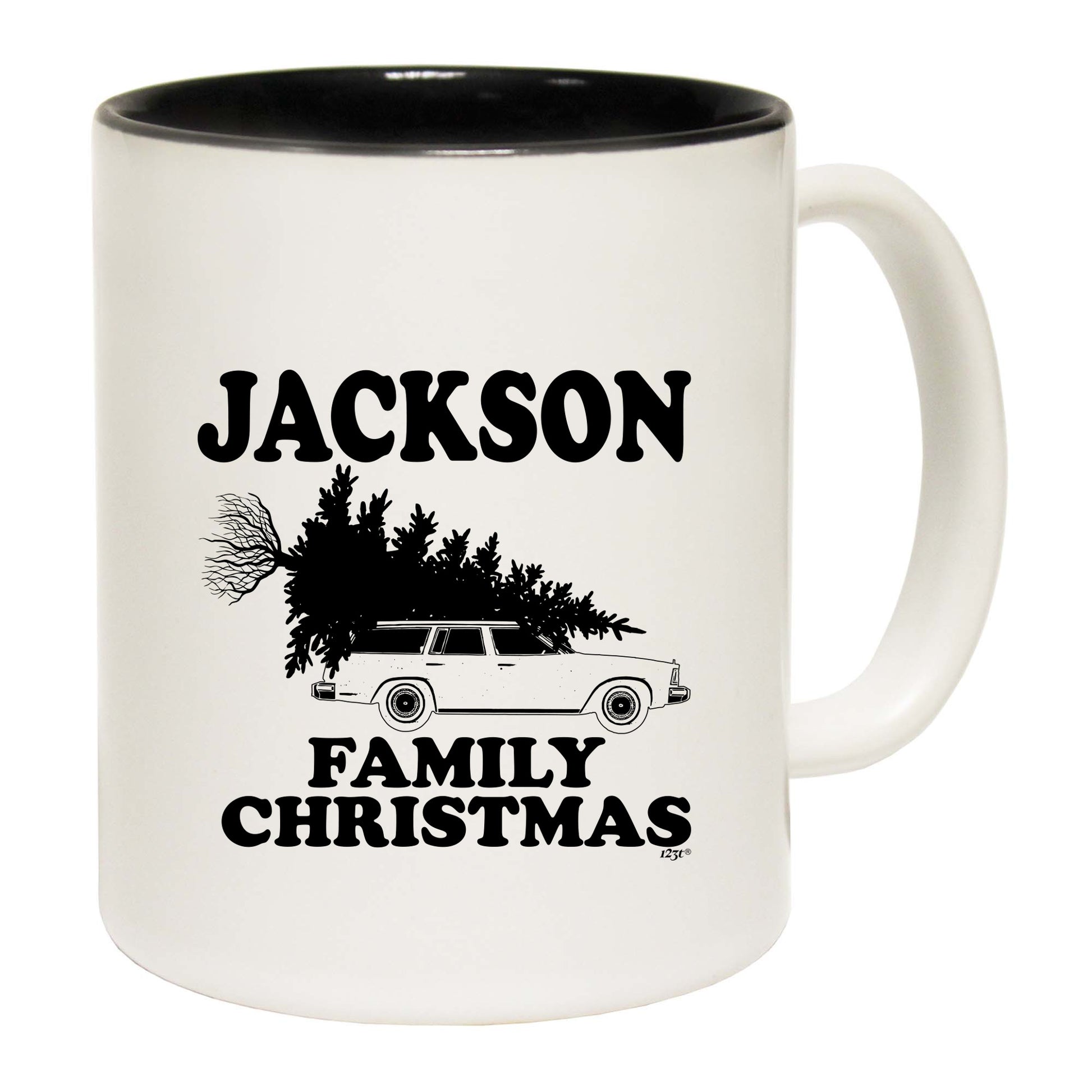 The Christmas Hub - Family Christmas Jackson - Funny Coffee Mug