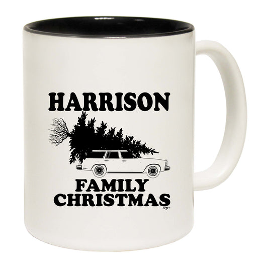 The Christmas Hub - Family Christmas Harrison - Funny Coffee Mug