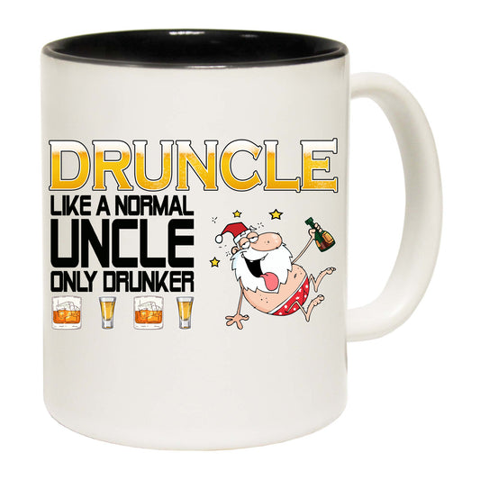 The Christmas Hub - Druncle Like A Normal Uncle Christmas - Funny Coffee Mug