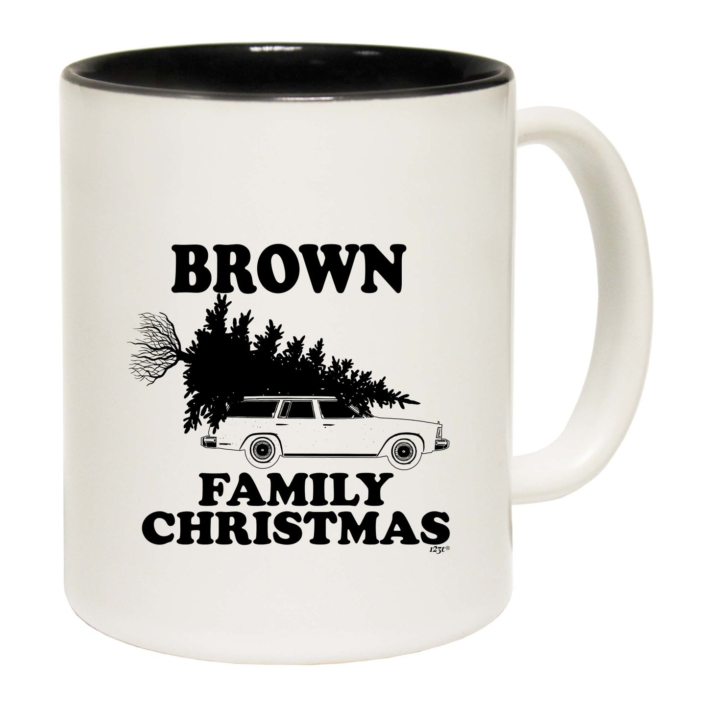 The Christmas Hub - Family Christmas Brown - Funny Coffee Mug