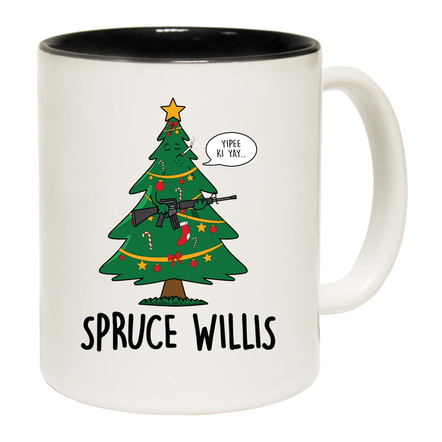 The Christmas Hub - Christmas Xmas Spruce Willis - Funny Coffee Mug