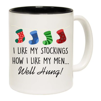 The Christmas Hub - Christmas Xmas I Like My Stockings Well Hung - Funny Coffee Mug