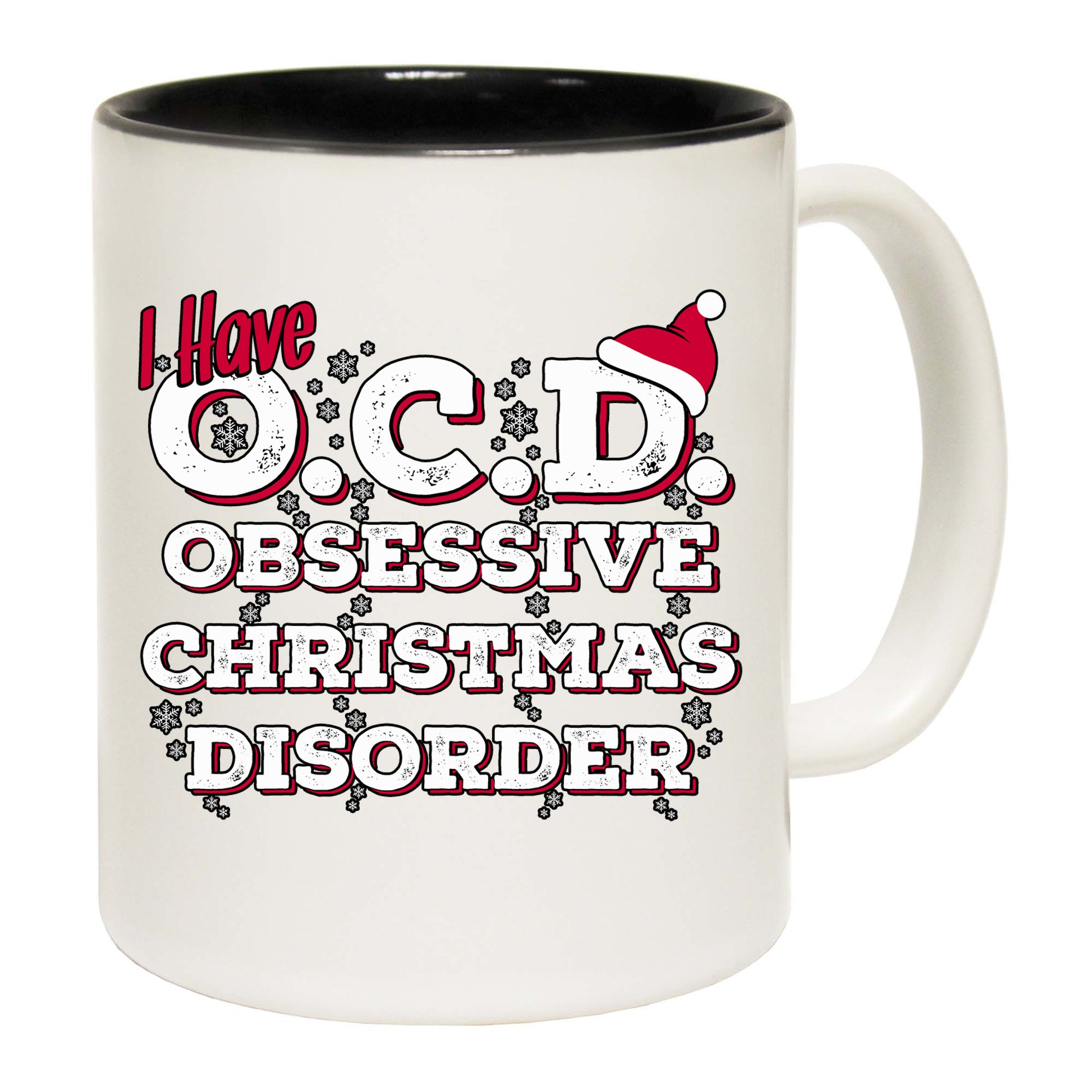 The Christmas Hub - Christmas I Have Ocd Obsessive Christmas Disorder - Funny Coffee Mug